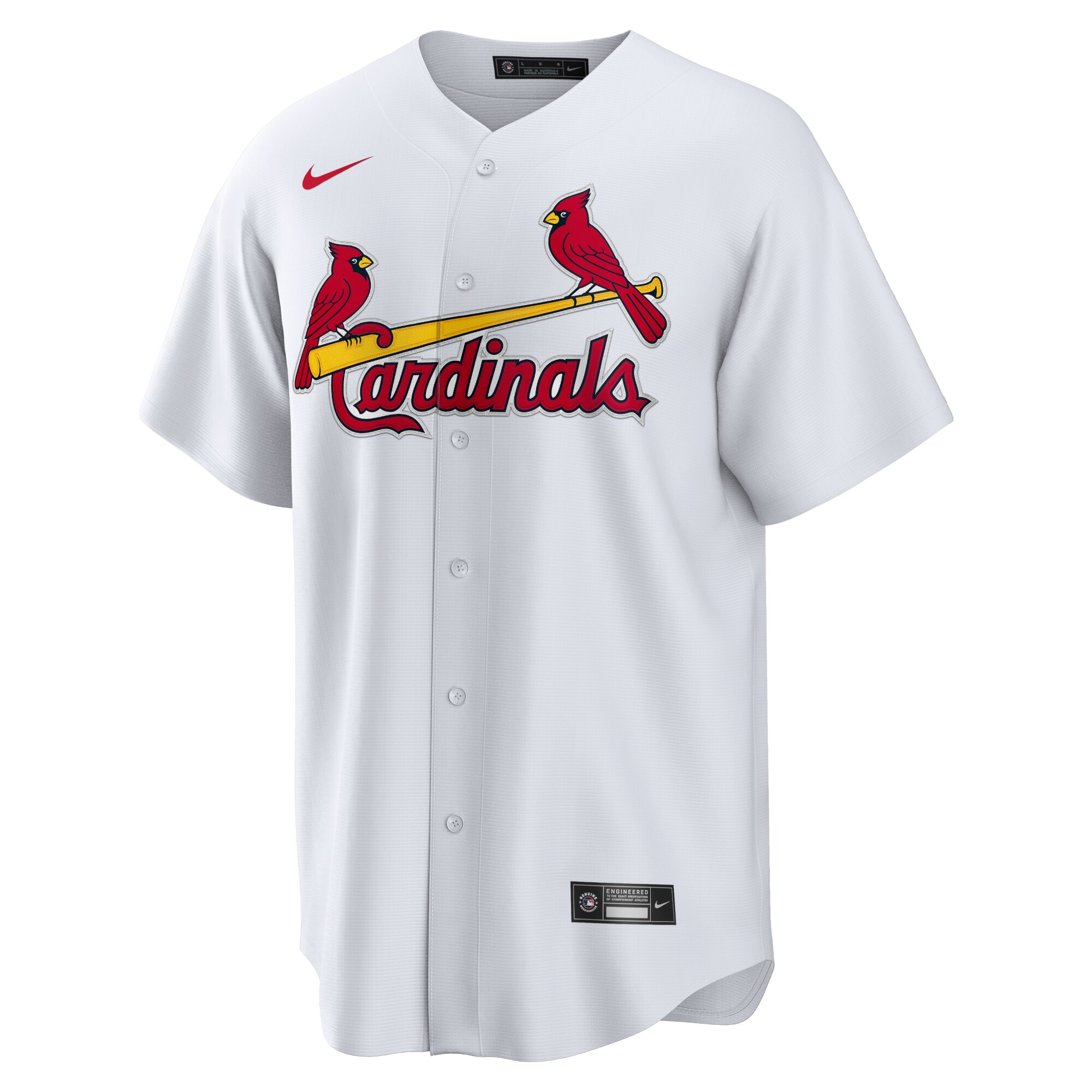 Alternative view of Men's St. Louis Cardinals Sonny Gray White Home Baseball Jersey 