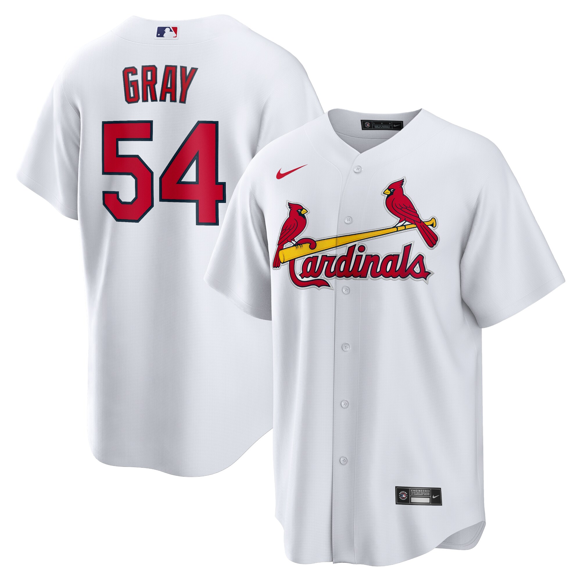 Men's St. Louis Cardinals Sonny Gray White Home Baseball Jersey 