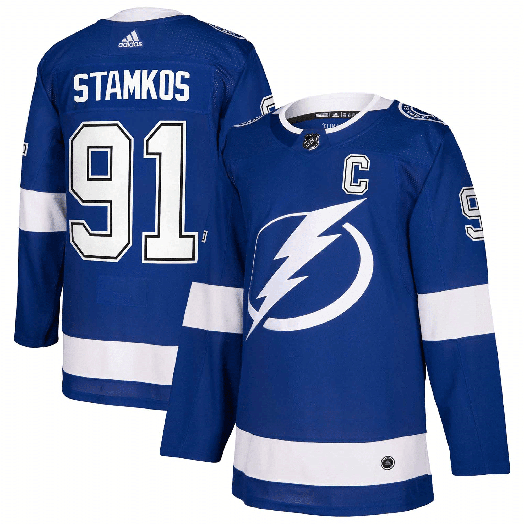Men's Steven Stamkos Blue Tampa Bay Lightning Player Hockey Jersey Hockey Jersey - JS273 