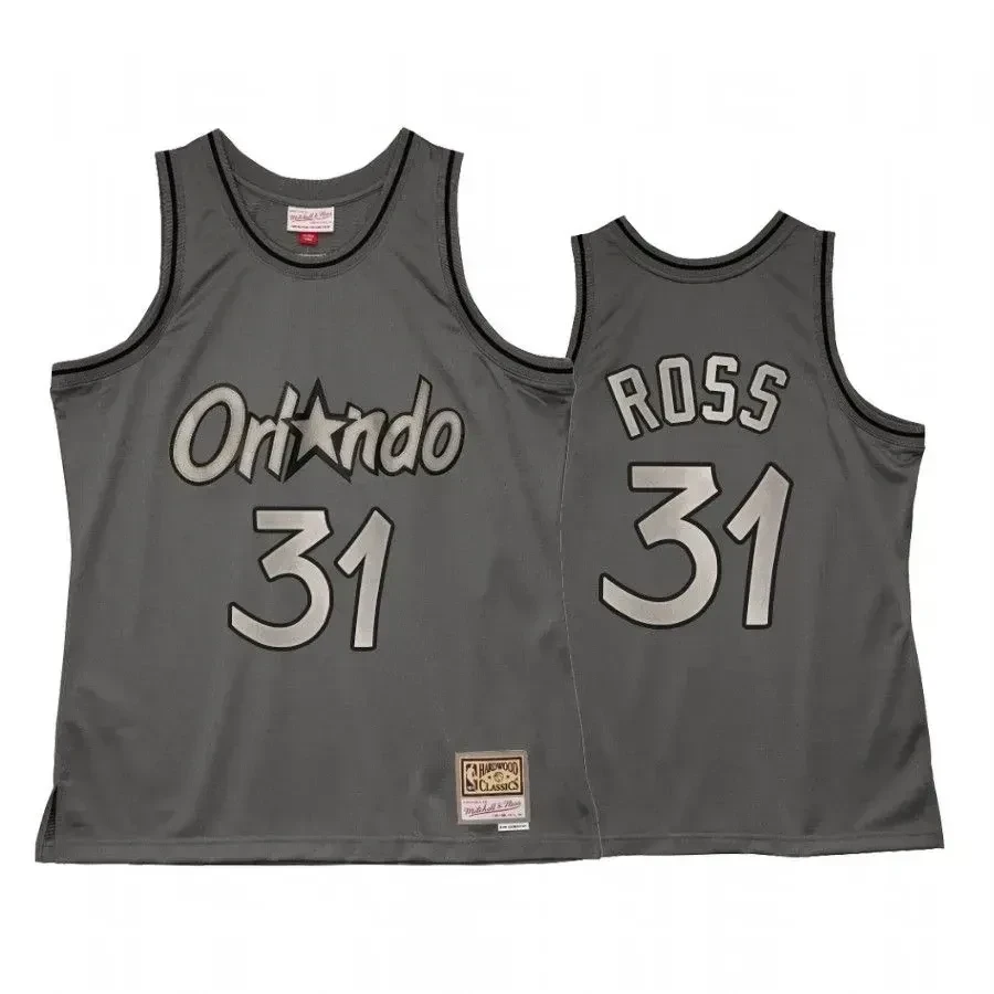 Men's Terrence Ross 31 Orlando Magic Metal Works Jersey Charcoal - JS324 