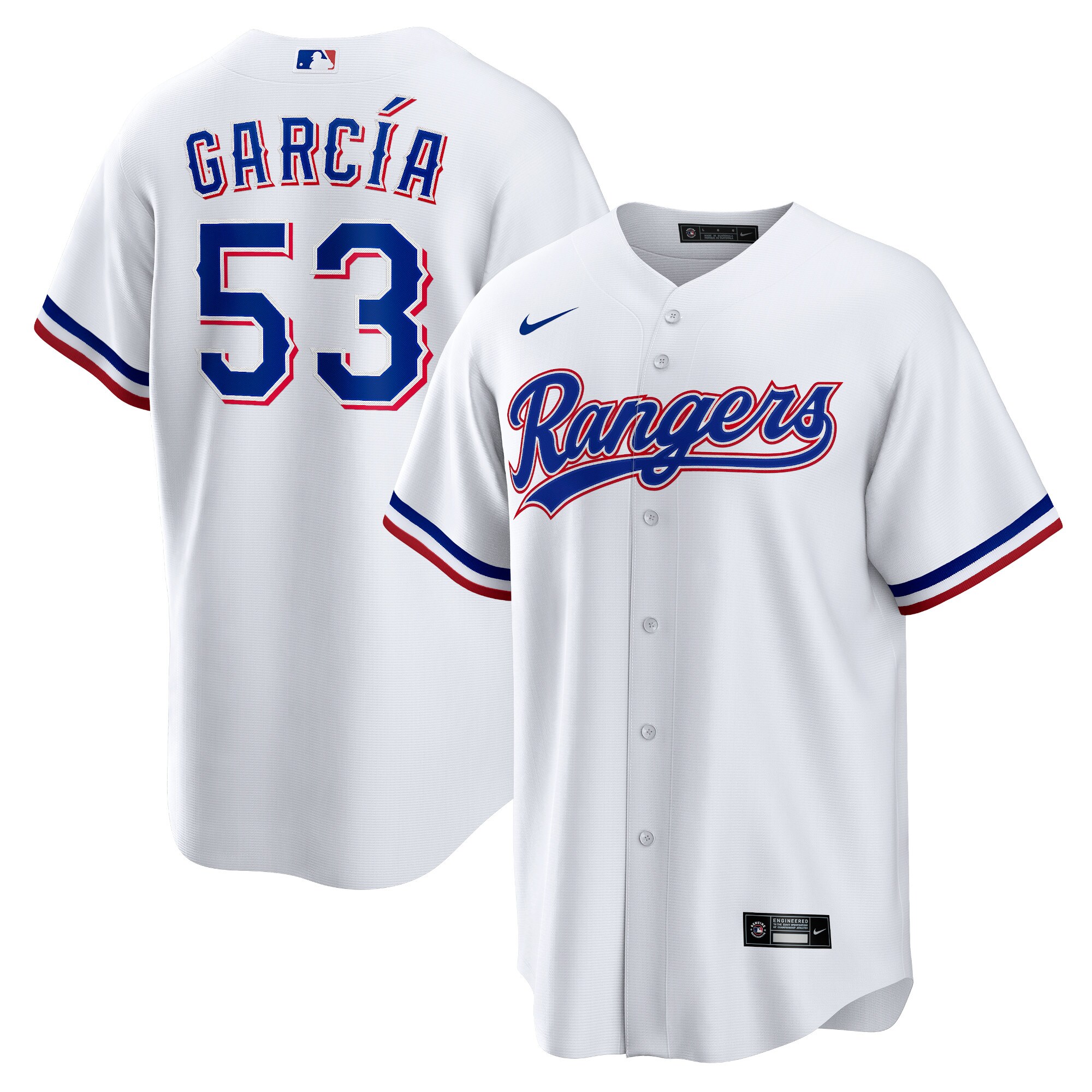 Men's Texas Rangers Adolis García White 2023 World Series Player Baseball Jersey - JS190 