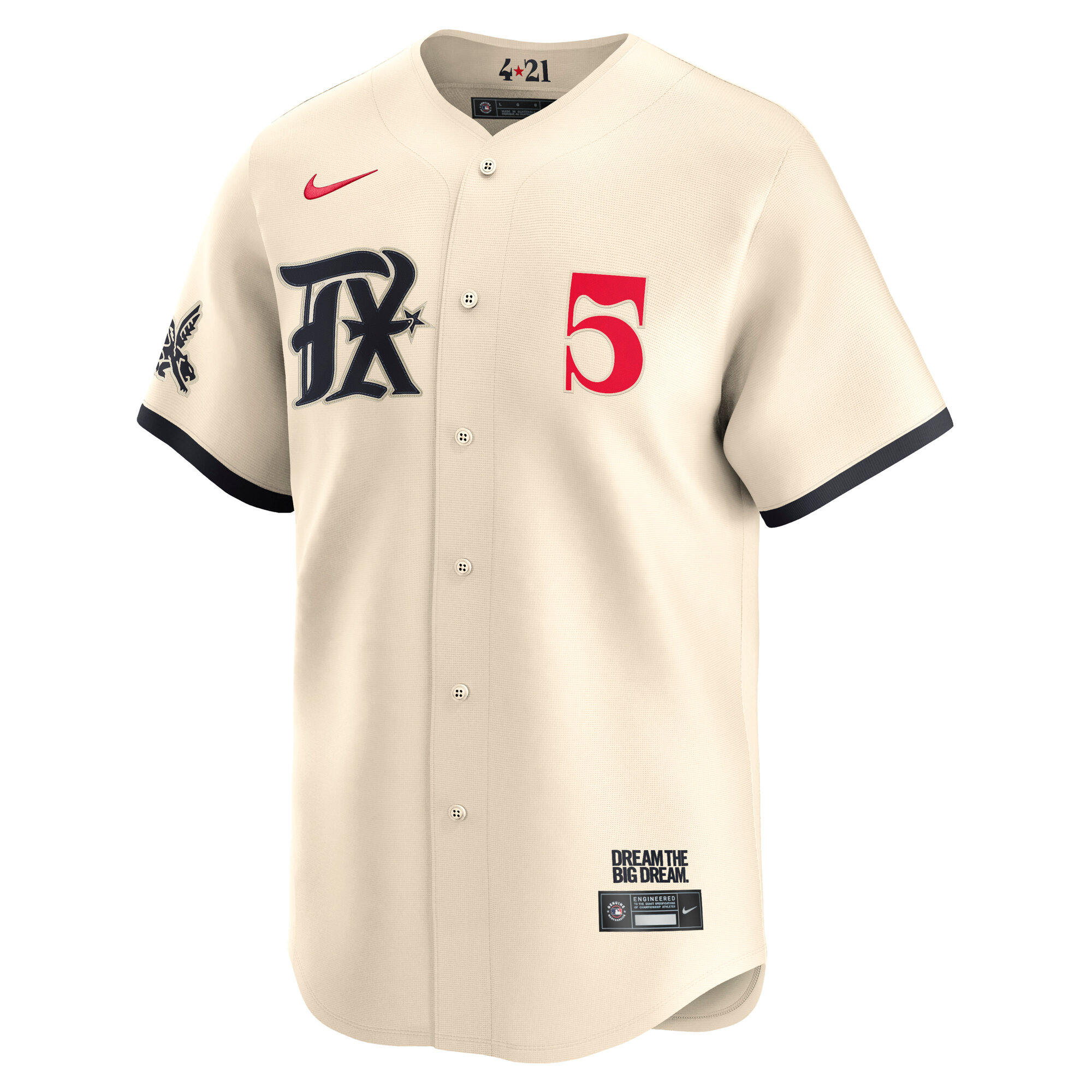 Alternative view of Men's Texas Rangers Corey Seager Cream City Connect Limited Player Baseball Jersey - JS696 