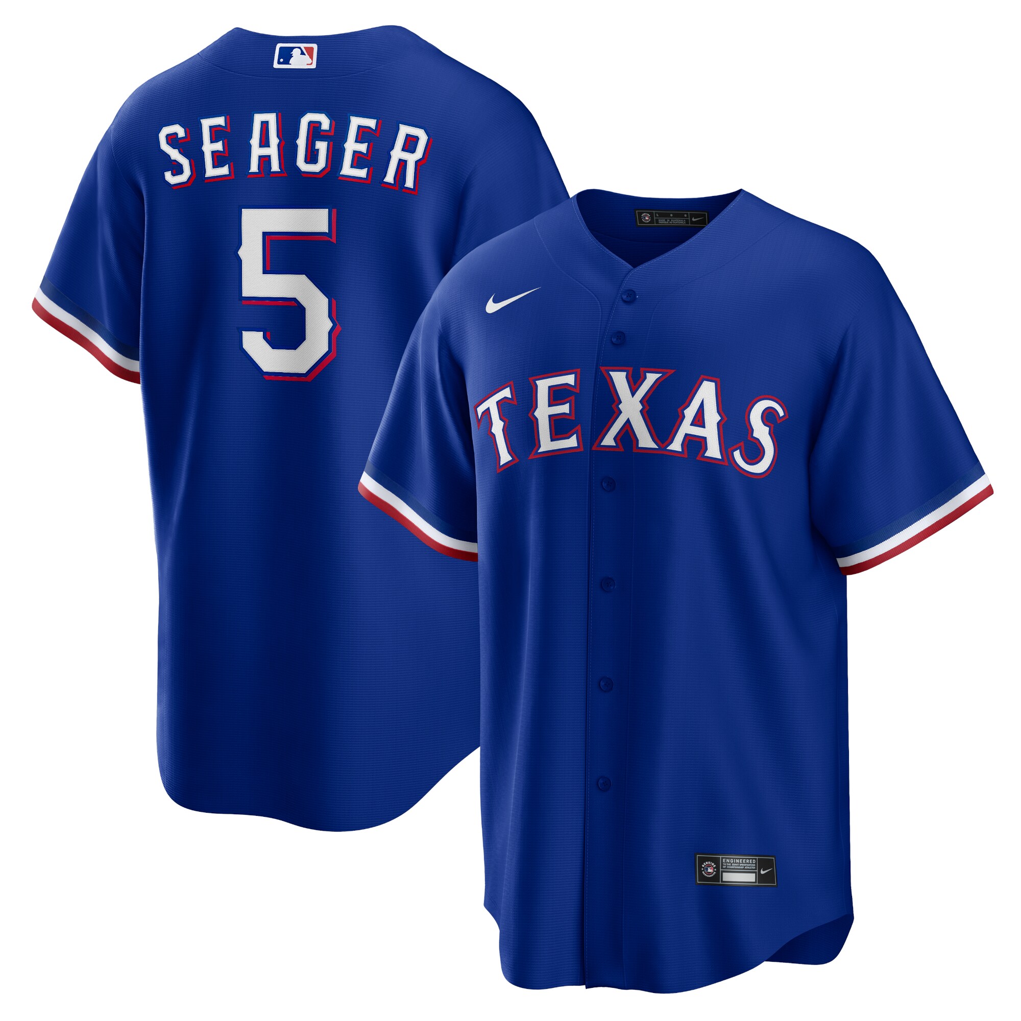 Men's Texas Rangers Corey Seager Royal Alternate Player Baseball Jersey - JS275 