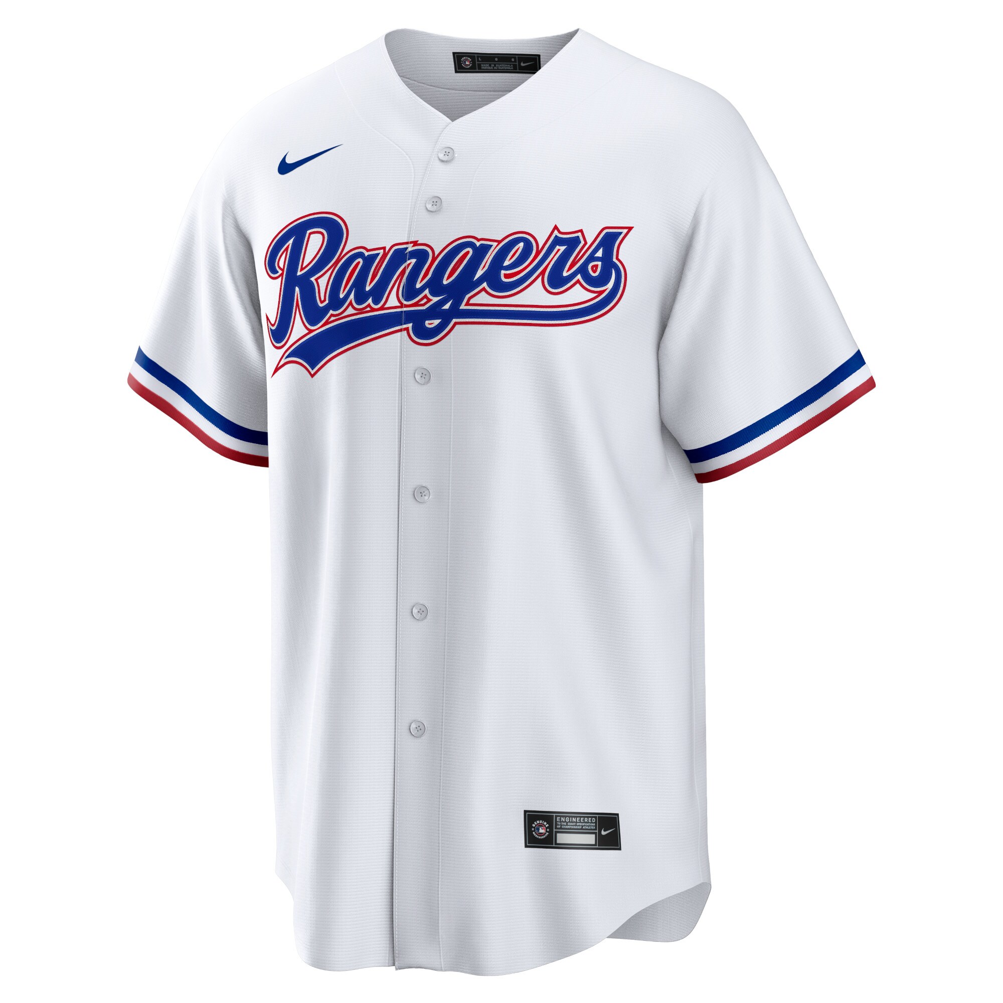 Alternative view of Men's Texas Rangers Josh Jung White Player Jersey - JS885 