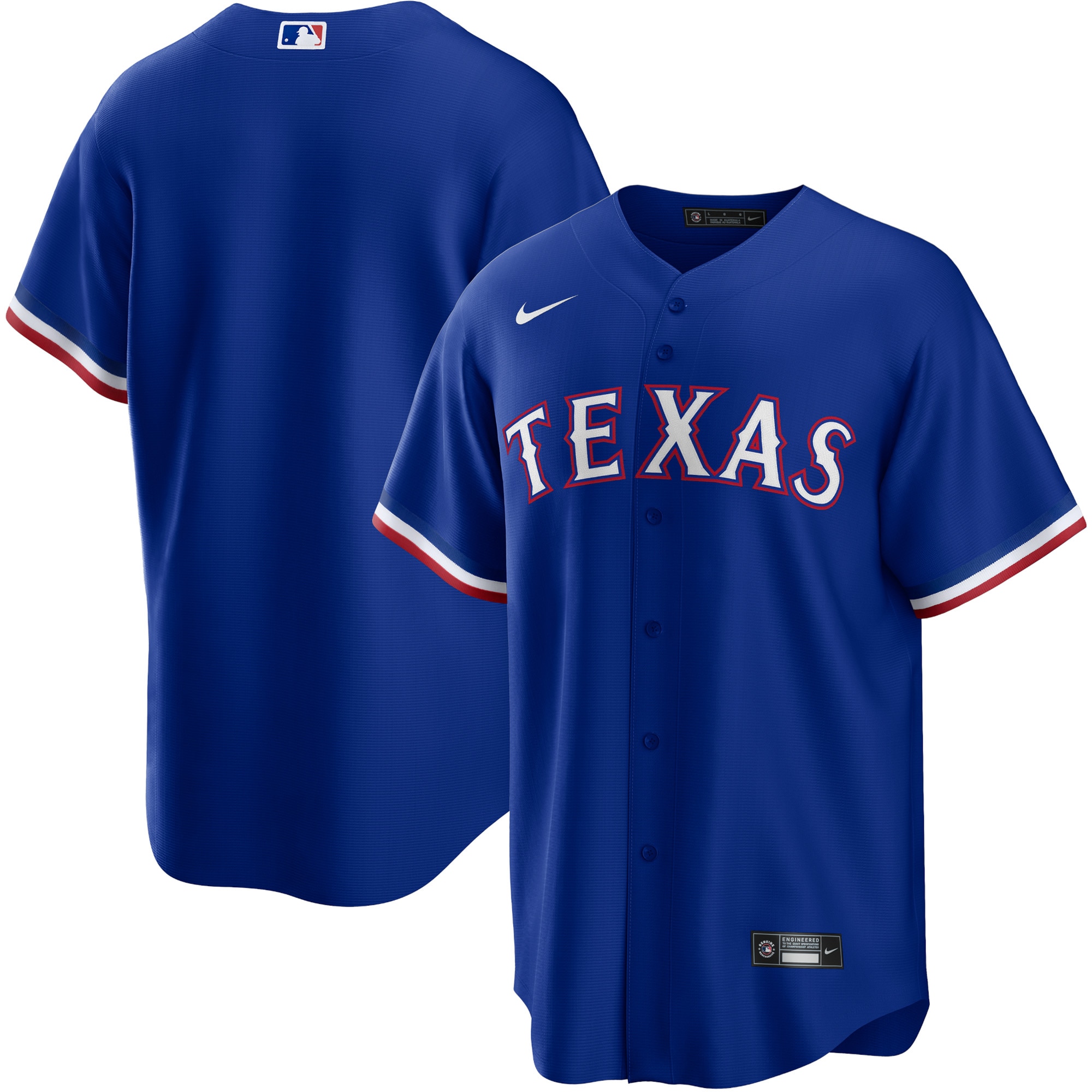 Men's Texas Rangers Royal Alternate Team Logo Baseball Jersey - JS526 