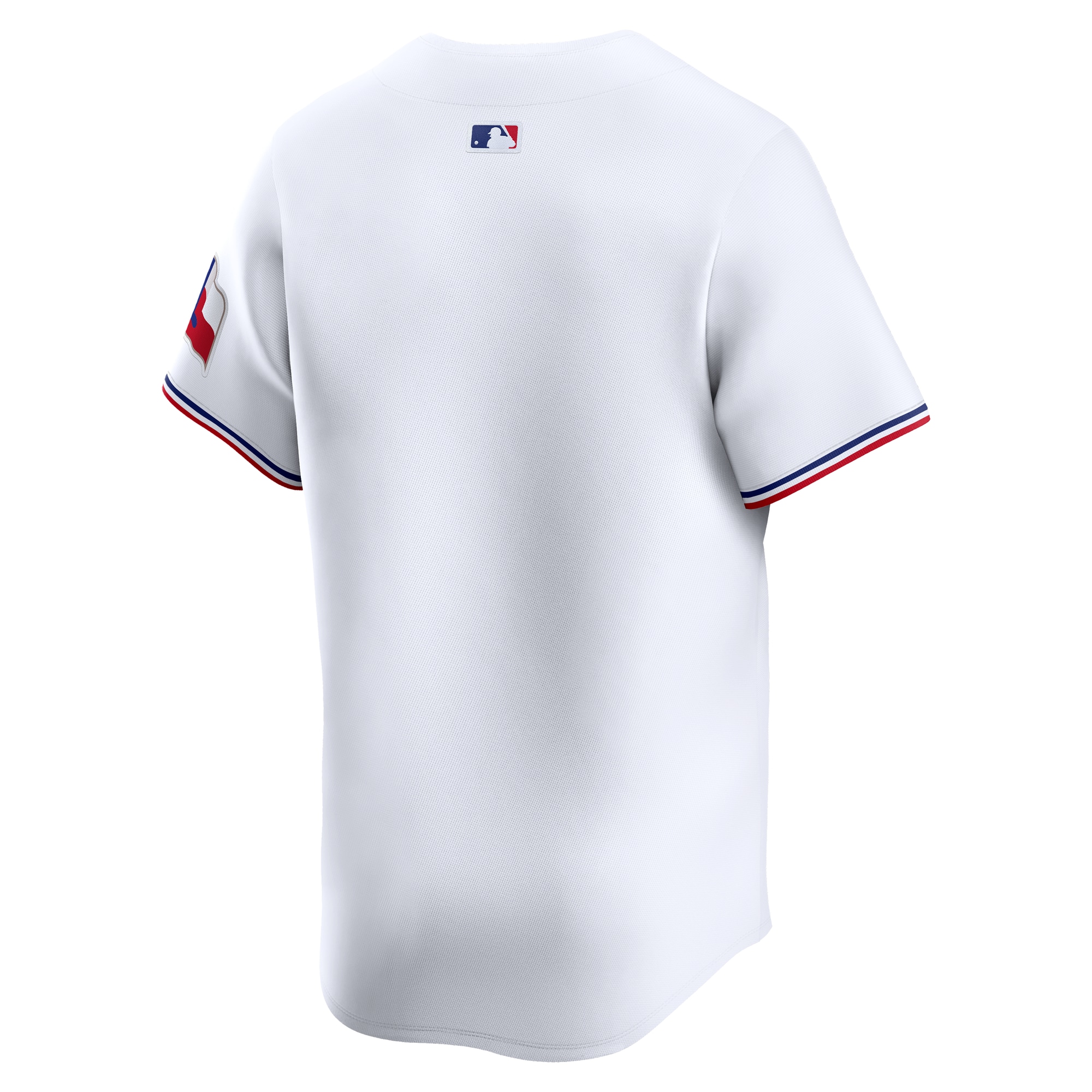 Alternative view of Men's Texas Rangers White Home Limited Baseball Jersey - JS288 