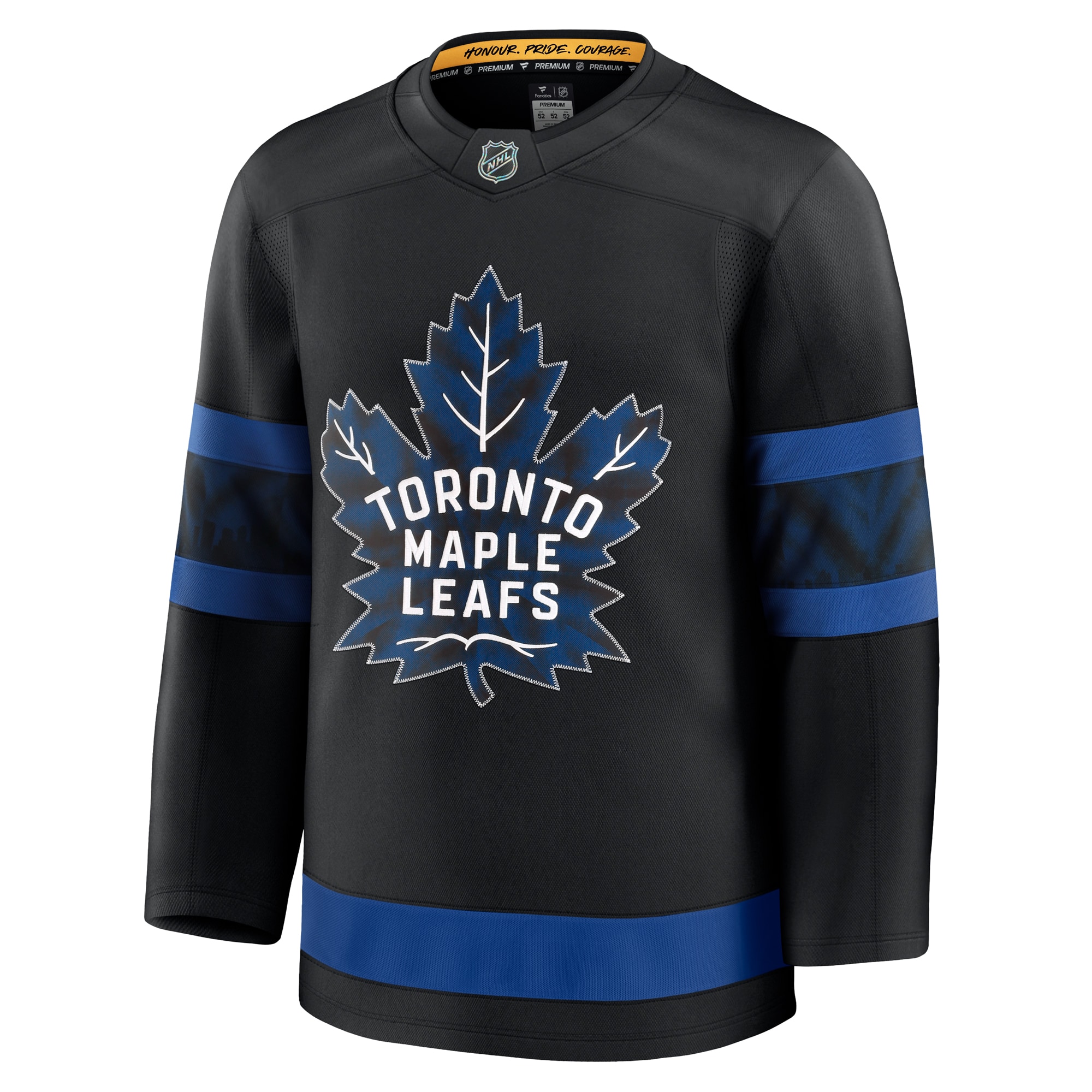 Alternative view of Men's Toronto Maple Leafs Black Alternate Premium Jersey - JS982 
