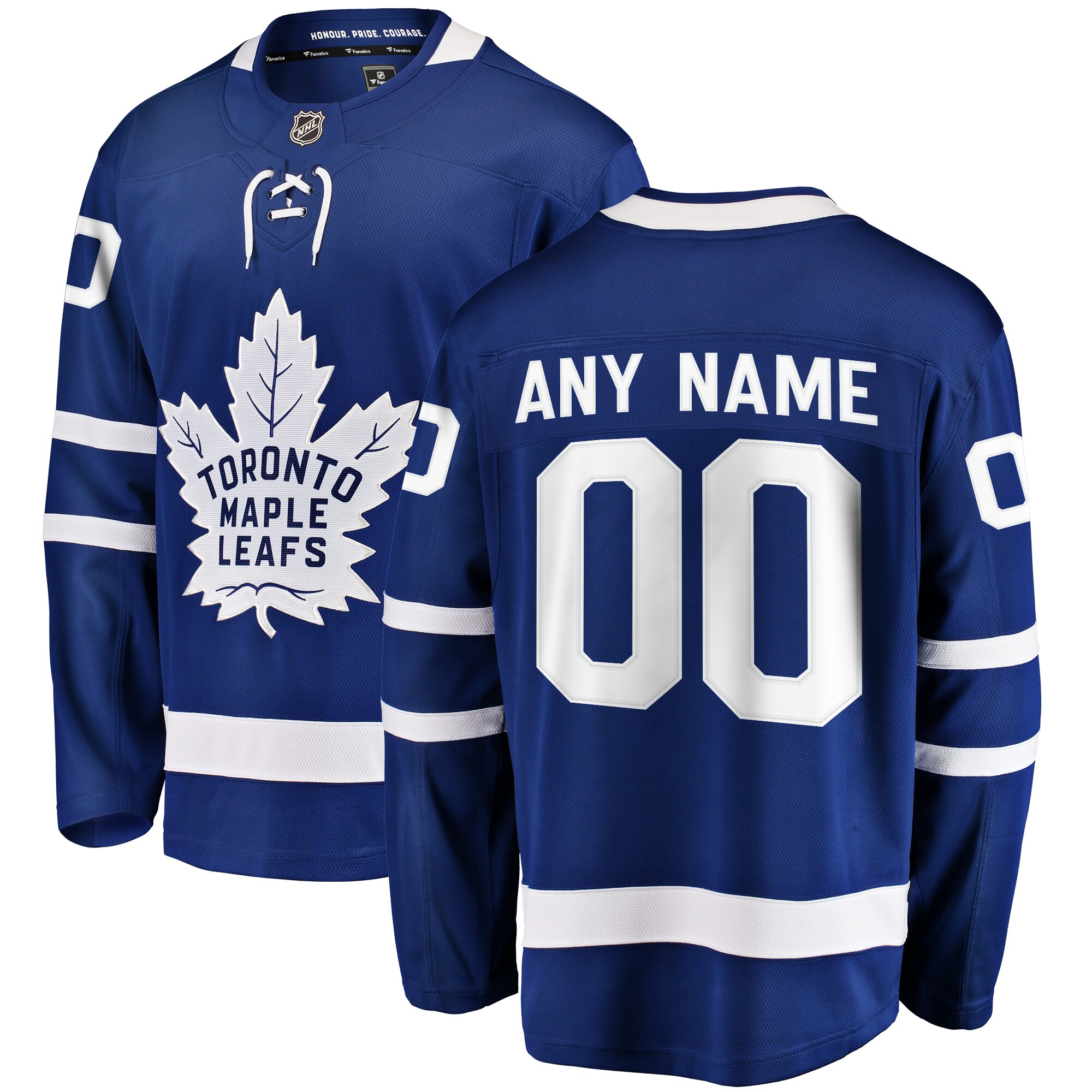 Men's Toronto Maple Leafs Blue Home Breakaway Custom Jersey - JS622 