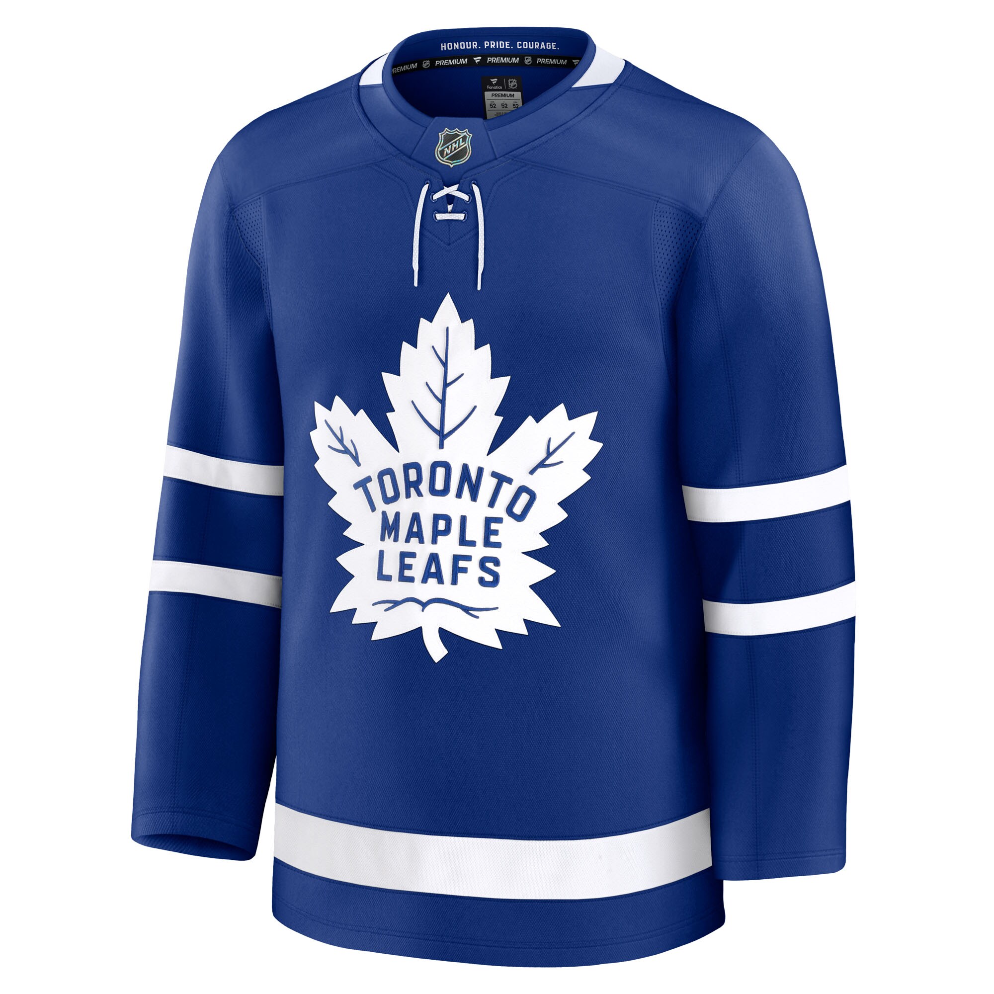 Alternative view of Men's Toronto Maple Leafs Blue Home Premium Jersey - JS601 