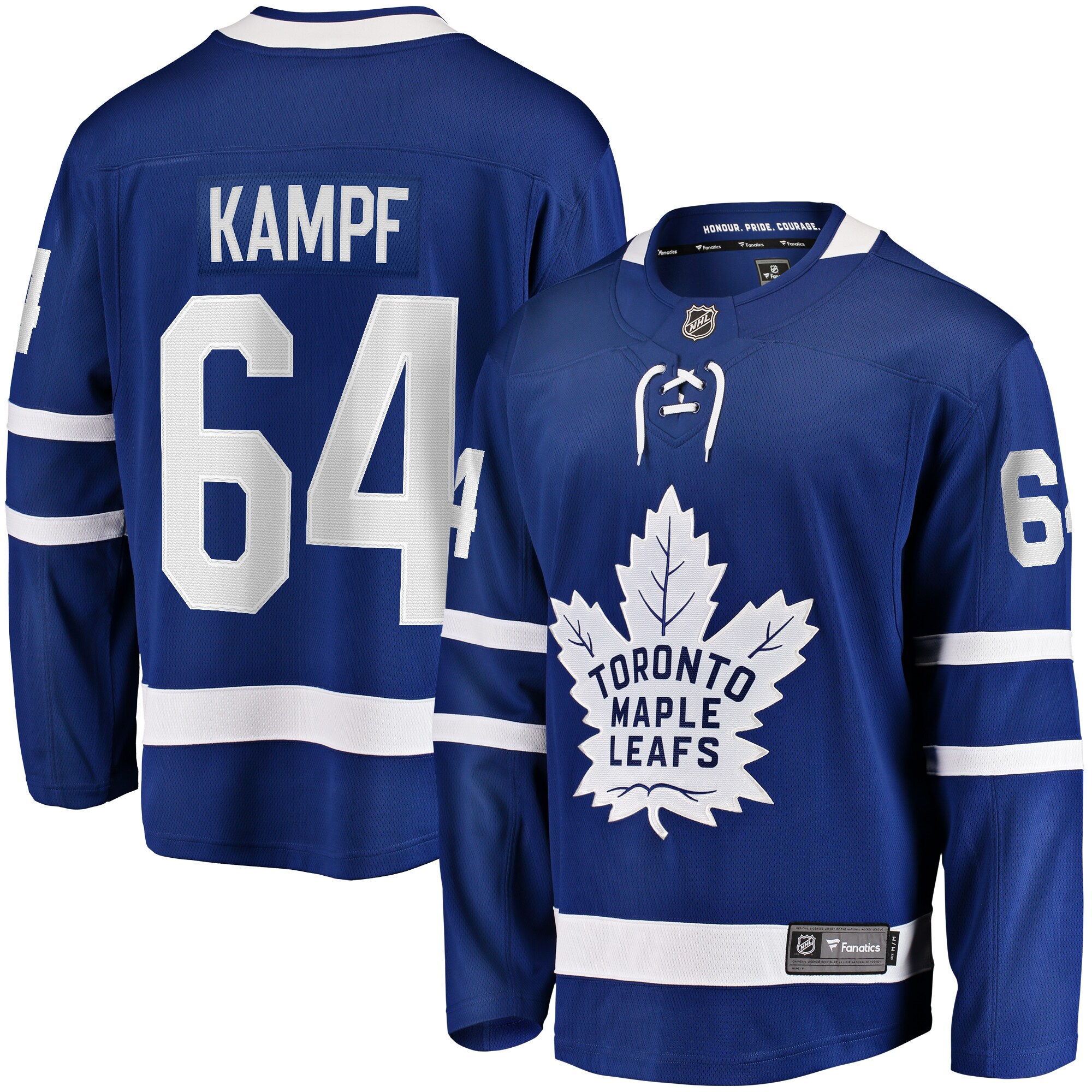Men's Toronto Maple Leafs David Kampf Blue Home Premier Breakaway Player Hockey Jersey - JS255 