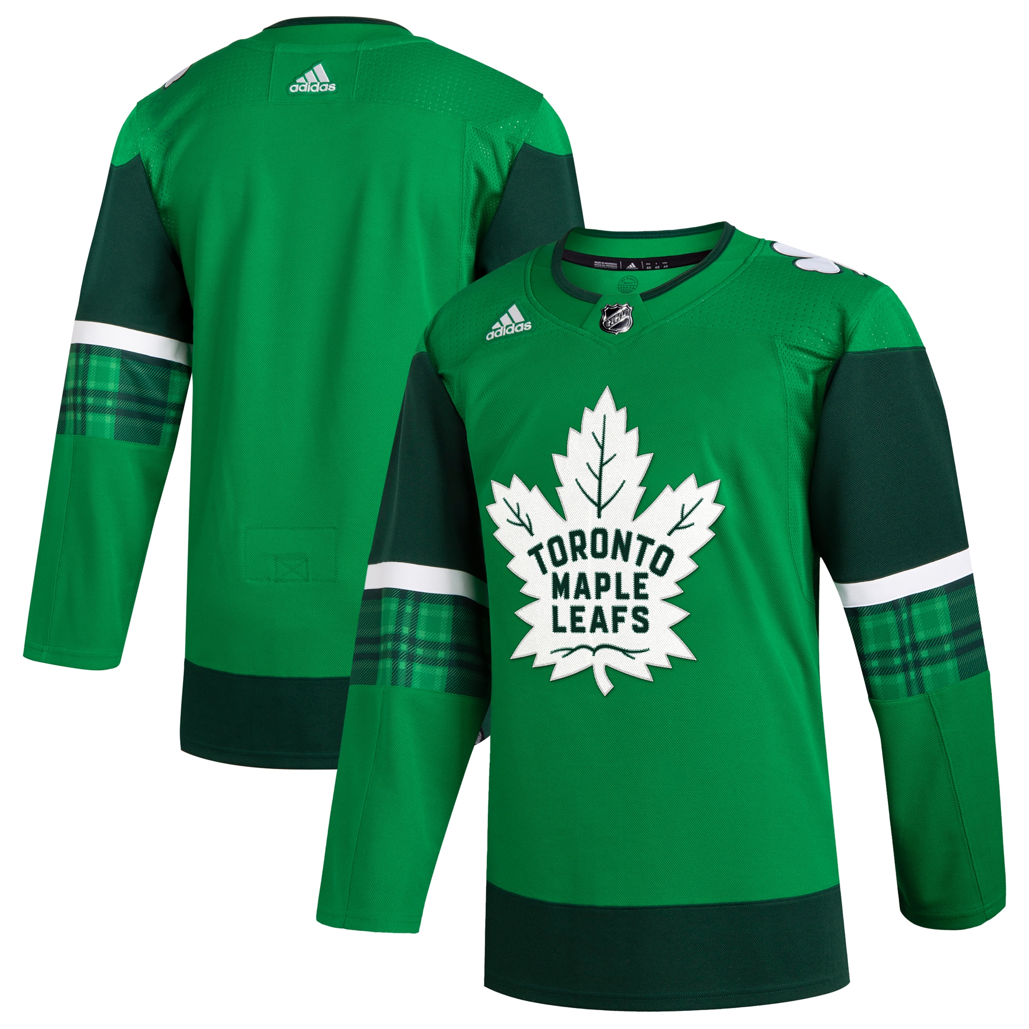 Men's Toronto Maple Leafs Kelly Green 2023 St. Patrick's Day Primegreen Hockey Jersey - JS404 