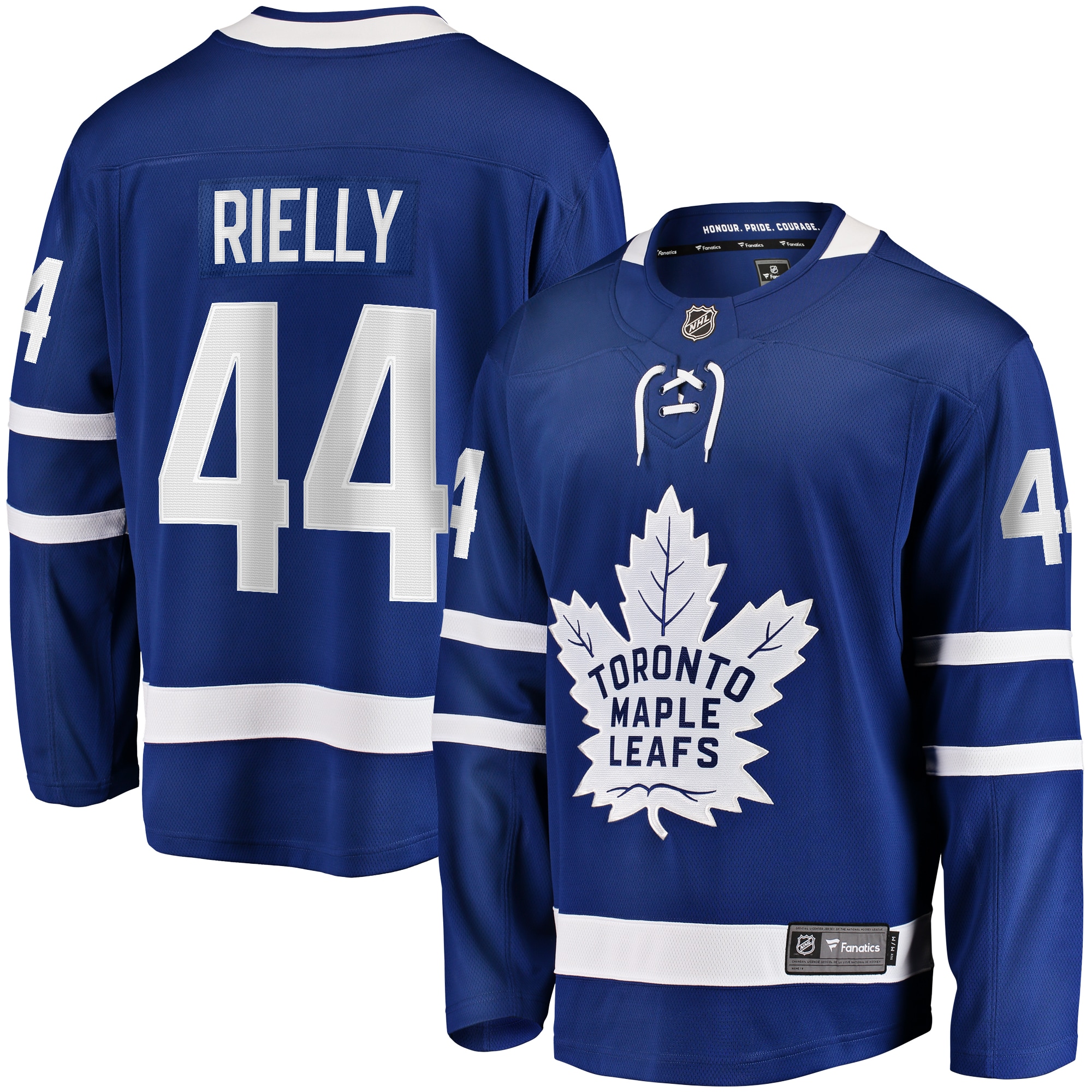 Men's Toronto Maple Leafs Morgan Rielly Blue Home Breakaway Player Hockey Jersey - JS903 