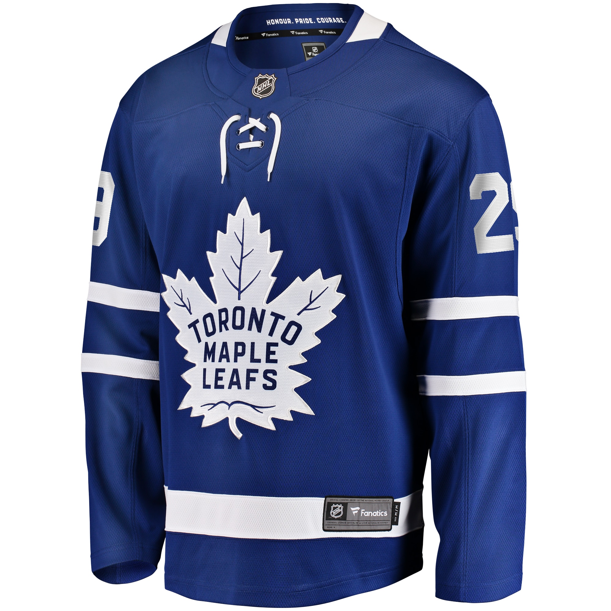 Alternative view of Men's Toronto Maple Leafs Pontus Holmberg Blue Home Premier Breakaway Player Hockey Jersey - JS399 