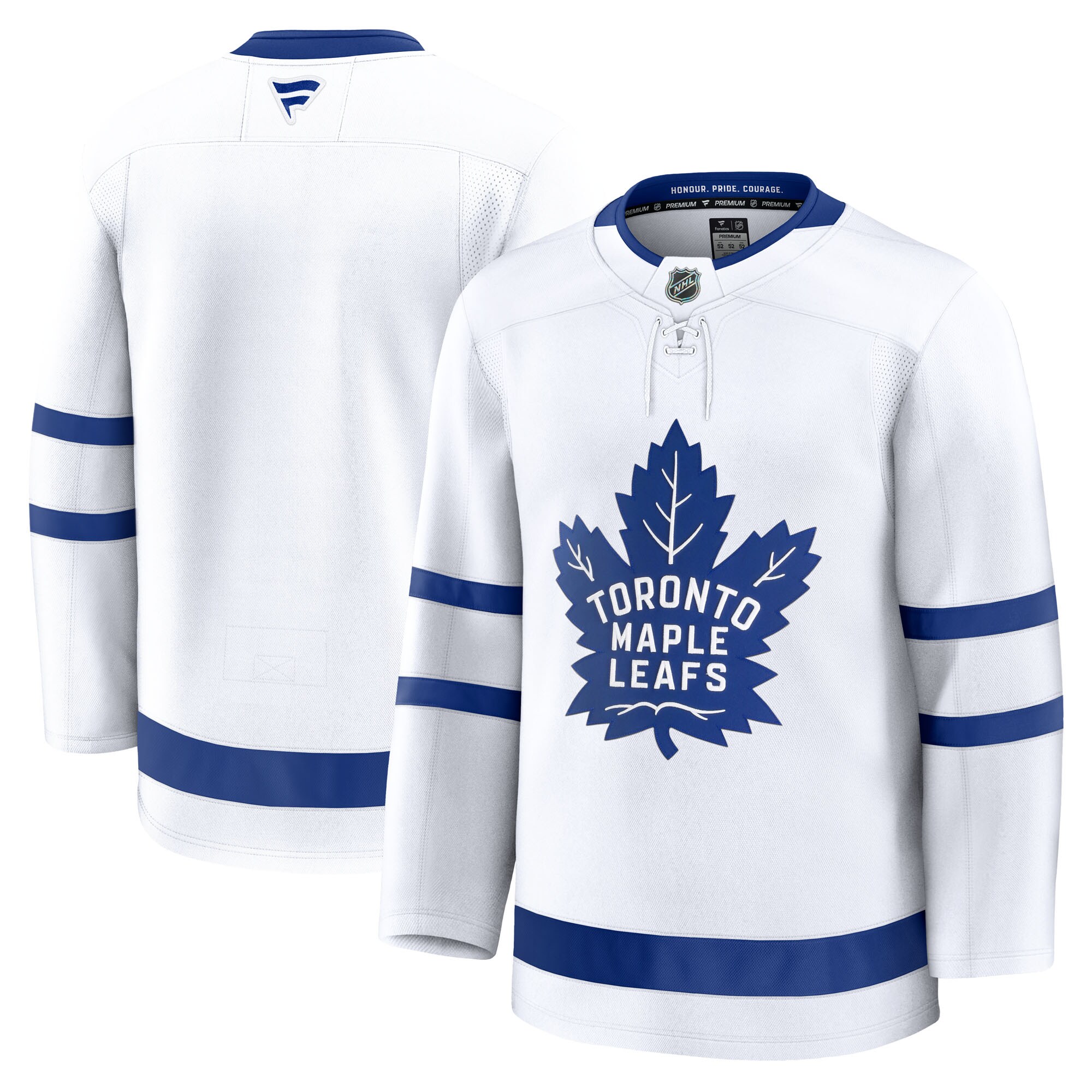 Men's Toronto Maple Leafs White Away Premium Jersey - JS941 