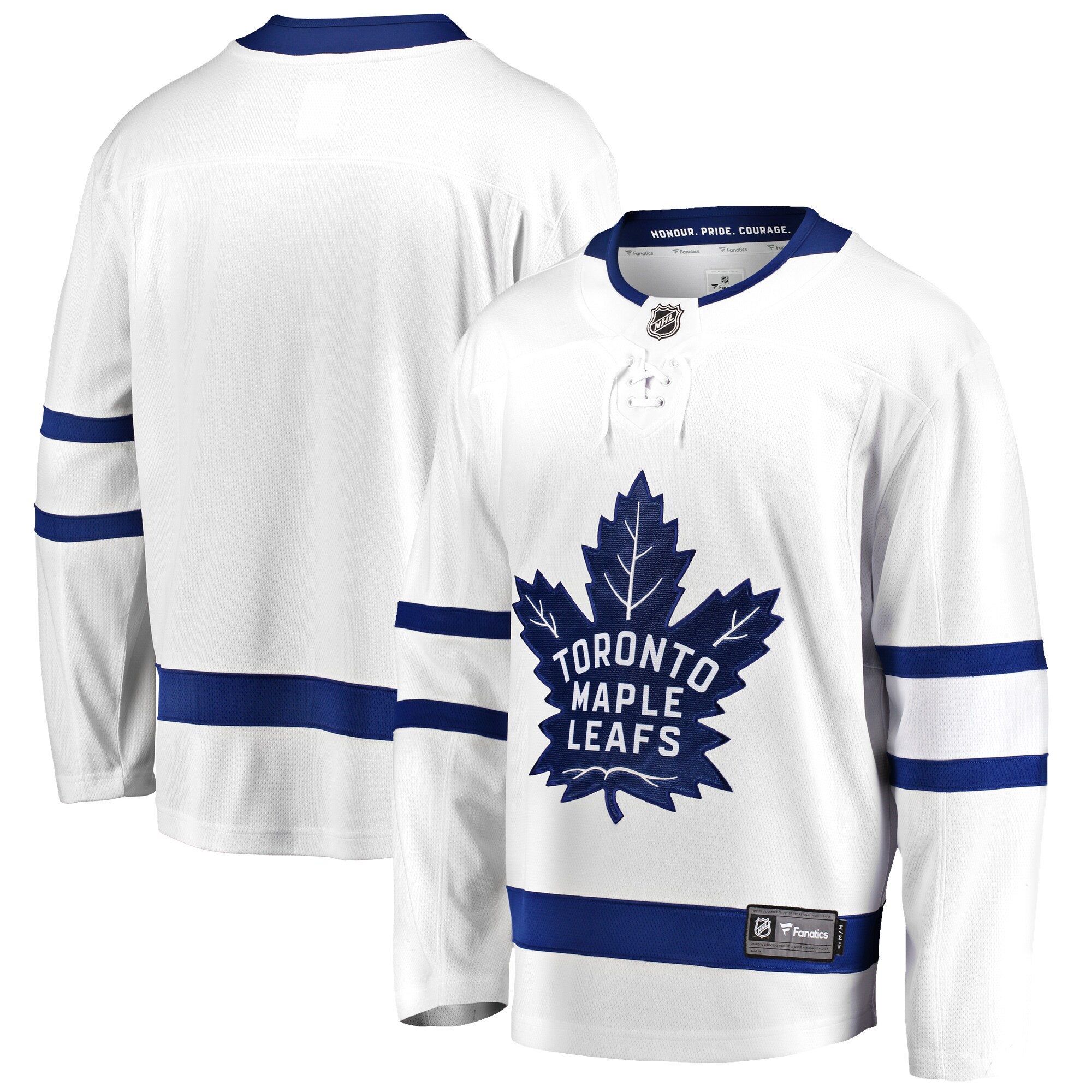 Men's Toronto Maple Leafs White Breakaway Away Hockey Jersey - JS521 