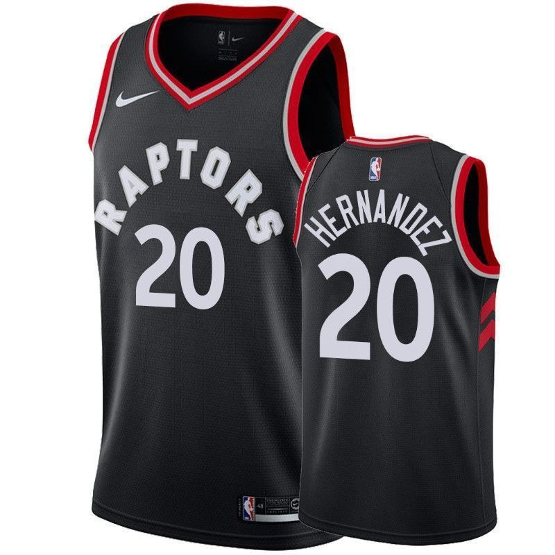 Men's Toronto Raptors Dewan Hernandez 20 Statet Basketball Jersey - JS657 