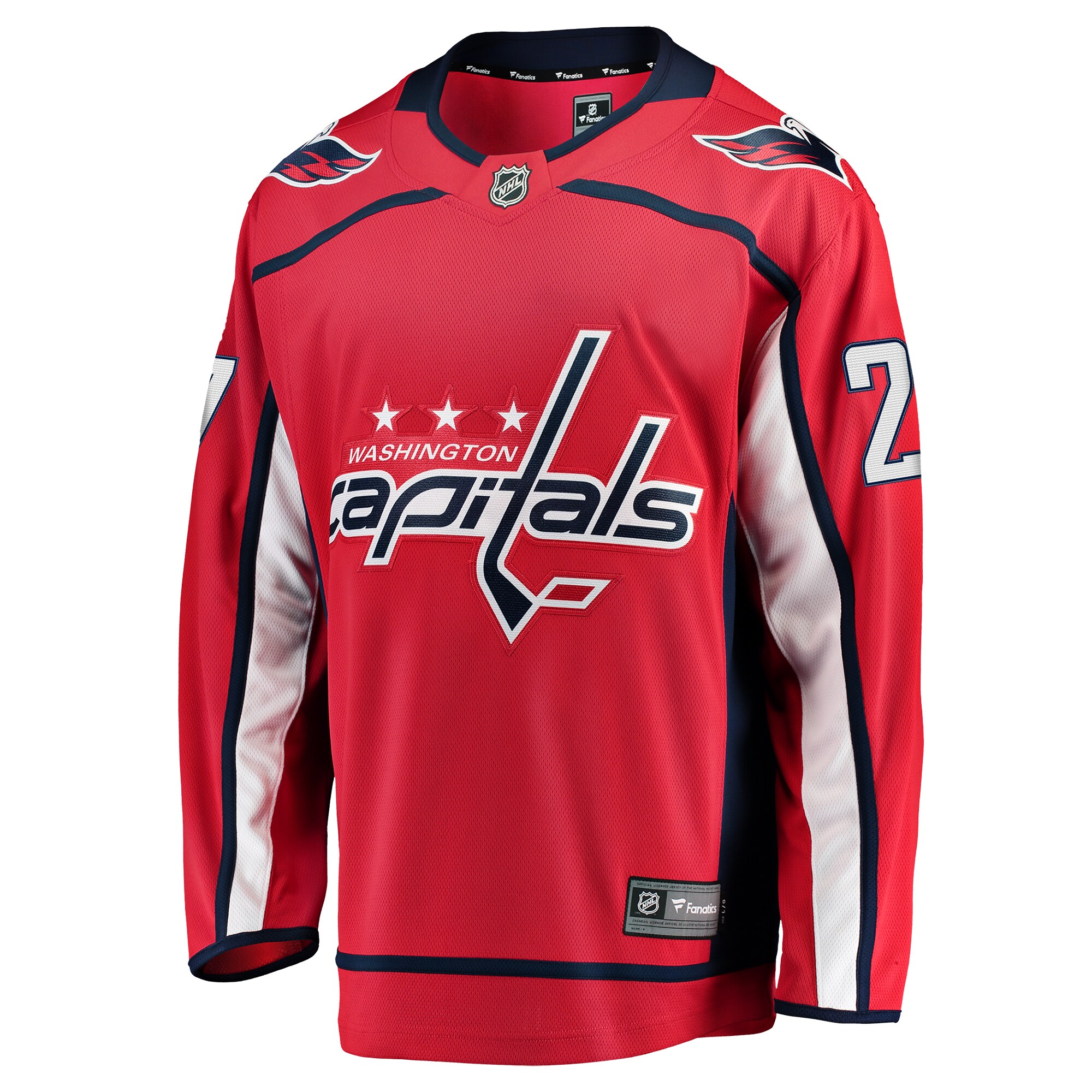 Alternative view of Men's Washington Capitals Alexander Alexeyev Red Home Breakaway Hockey Jersey - JS176 