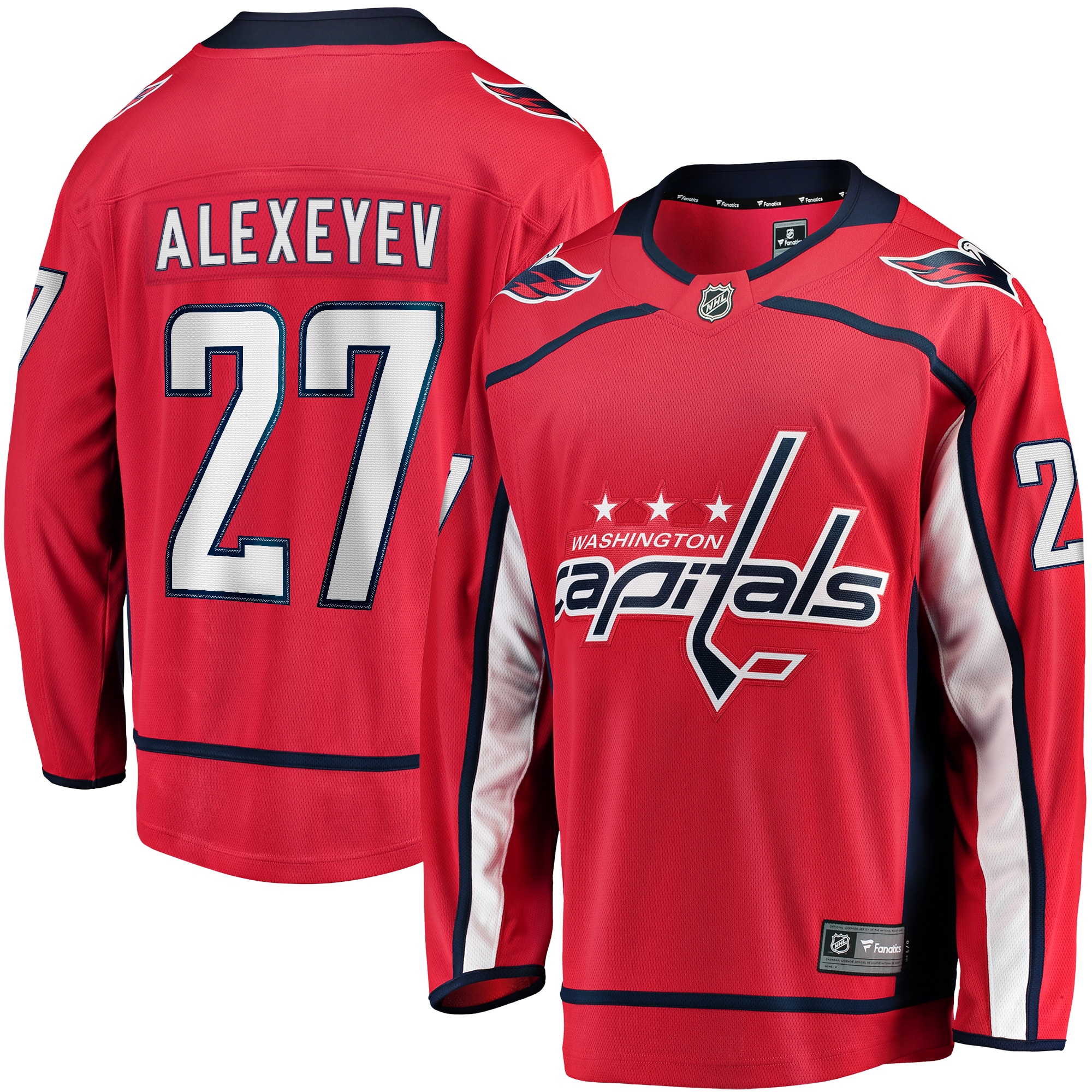Men's Washington Capitals Alexander Alexeyev Red Home Breakaway Hockey Jersey - JS176 