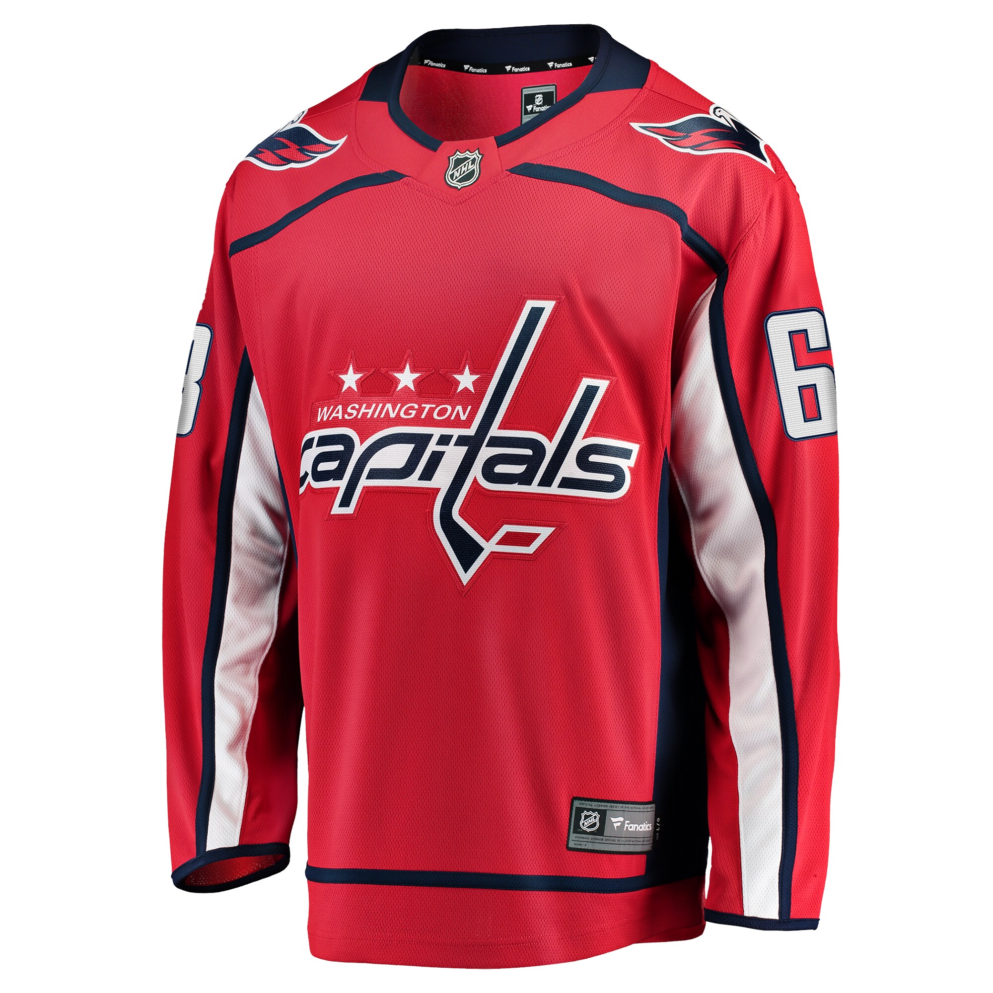 Alternative view of Men's Washington Capitals Ivan Miroshnichenko Red Home Premier Breakaway Player Hockey Jersey - JS234 