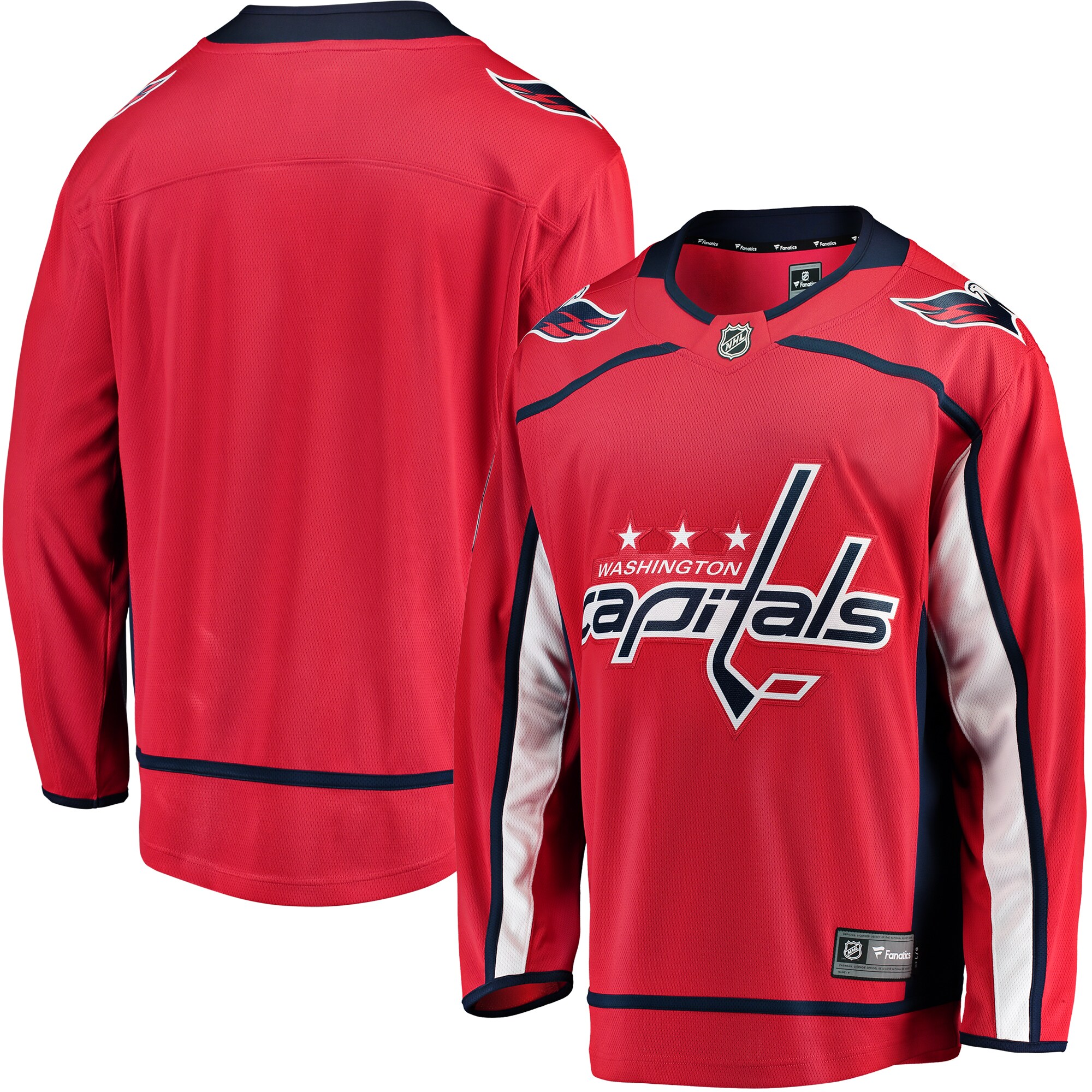 Men's Washington Capitals Red Breakaway Home Hockey Jersey - JS629 