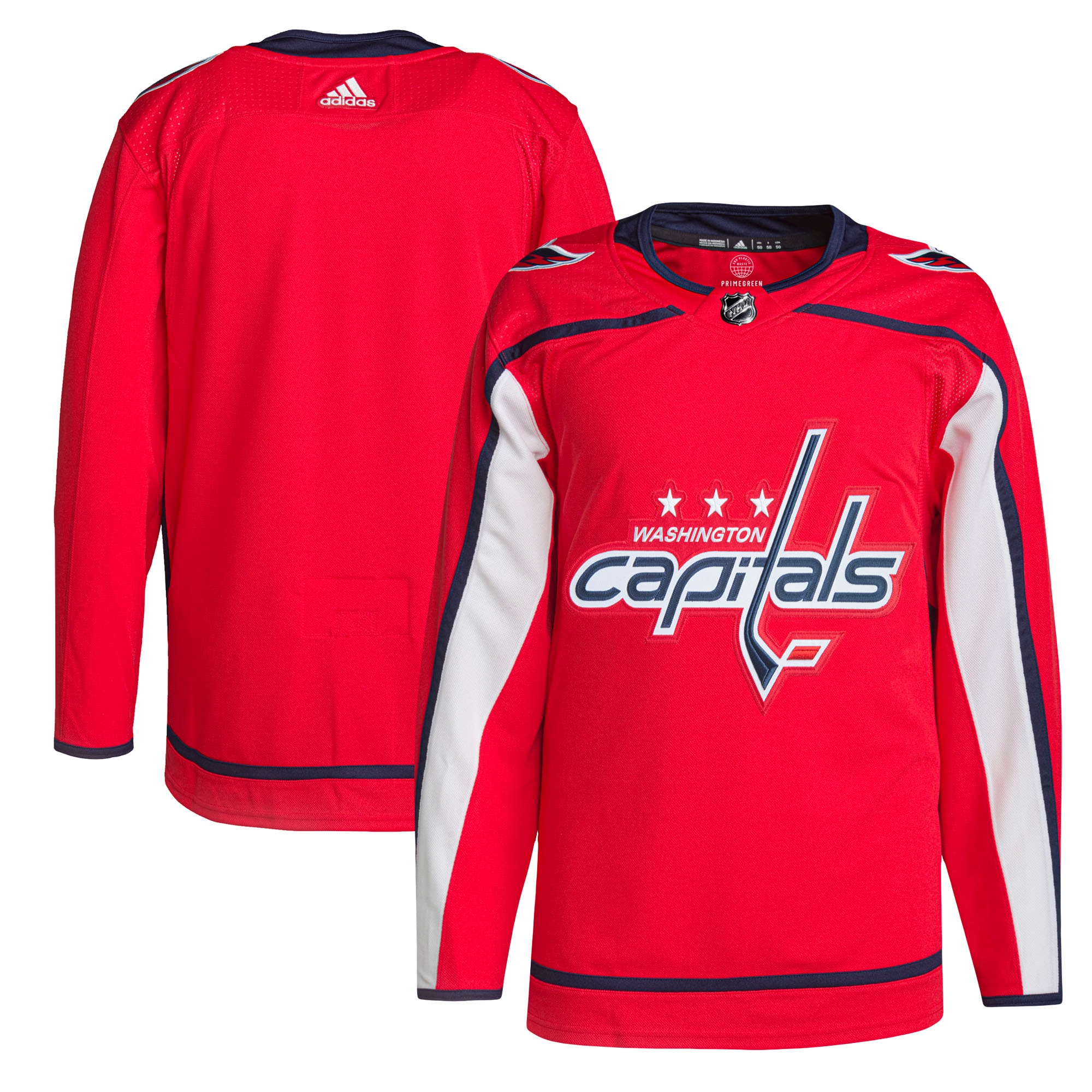 Men's Washington Capitals Red Home Primegreen Hockey Jersey - JS977 