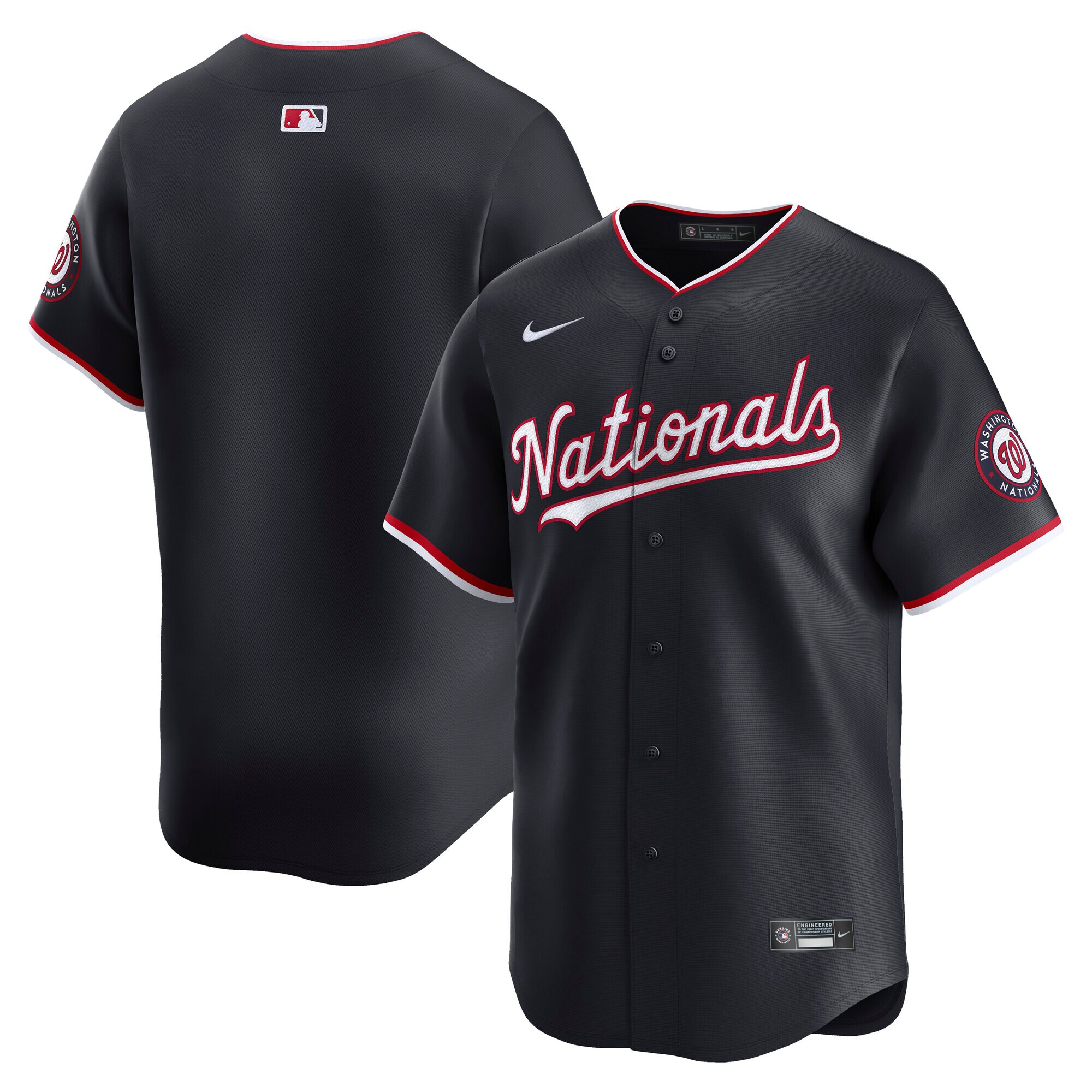 Men's Washington Nationals Navy Alternate Limited Jersey - JS429 