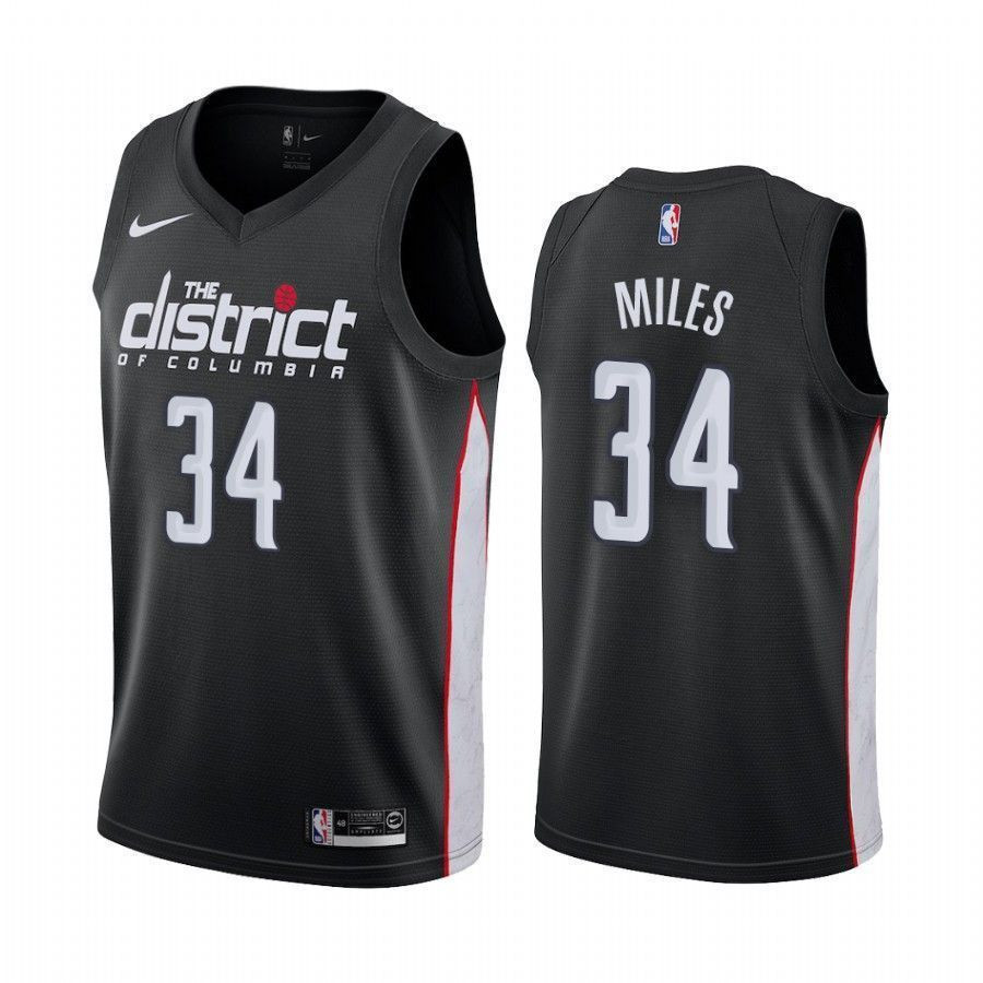 Men's Washington Wizards C.j. Miles 34 City Men's Basketball Jersey - JS503 