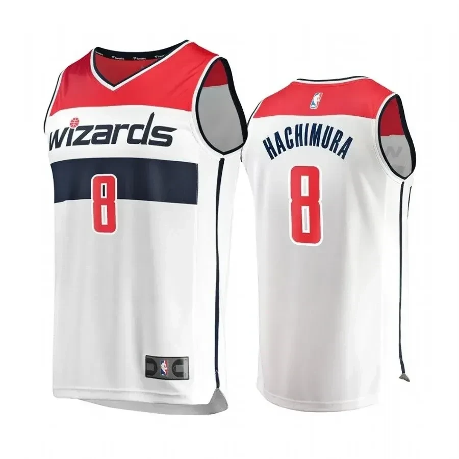 Men's Washington Wizards Rui Hachimura White Association Basketball Jersey - JS324 