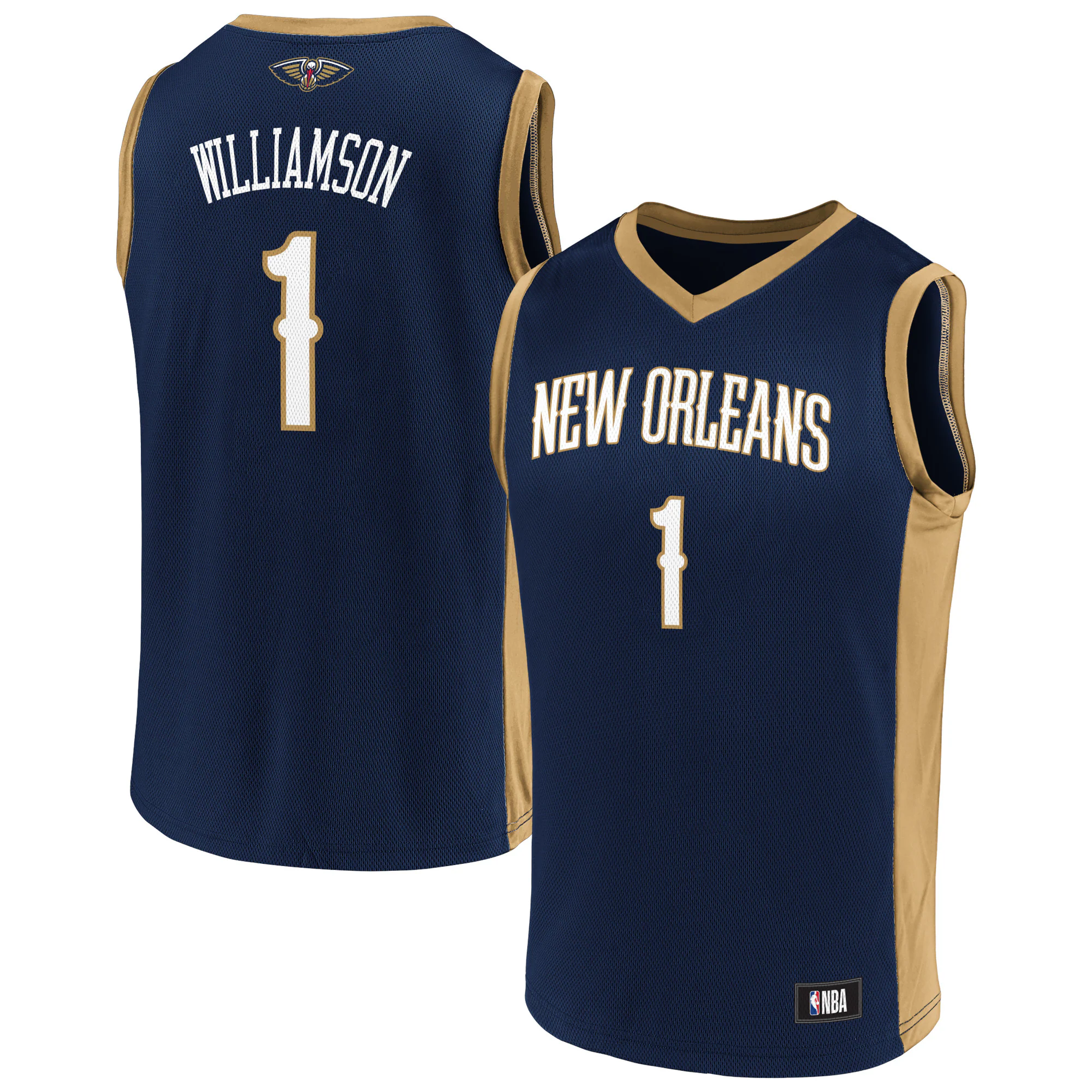 Men's Zion Williamson Navy New Orleans Pelicans Player Basketball Jersey