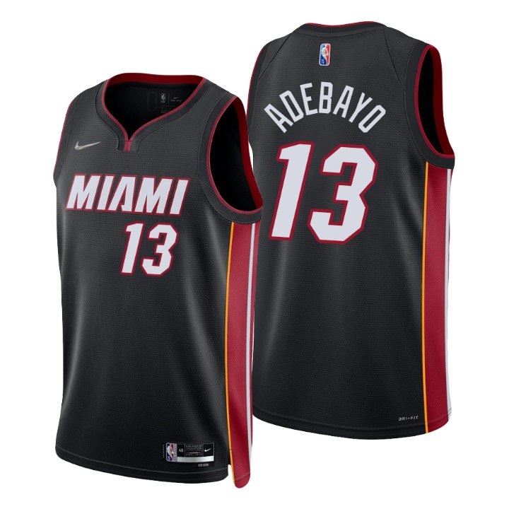 Miami Heat Bam Adebayo 75th Anniversary Diamond Basketball Jersey Icon