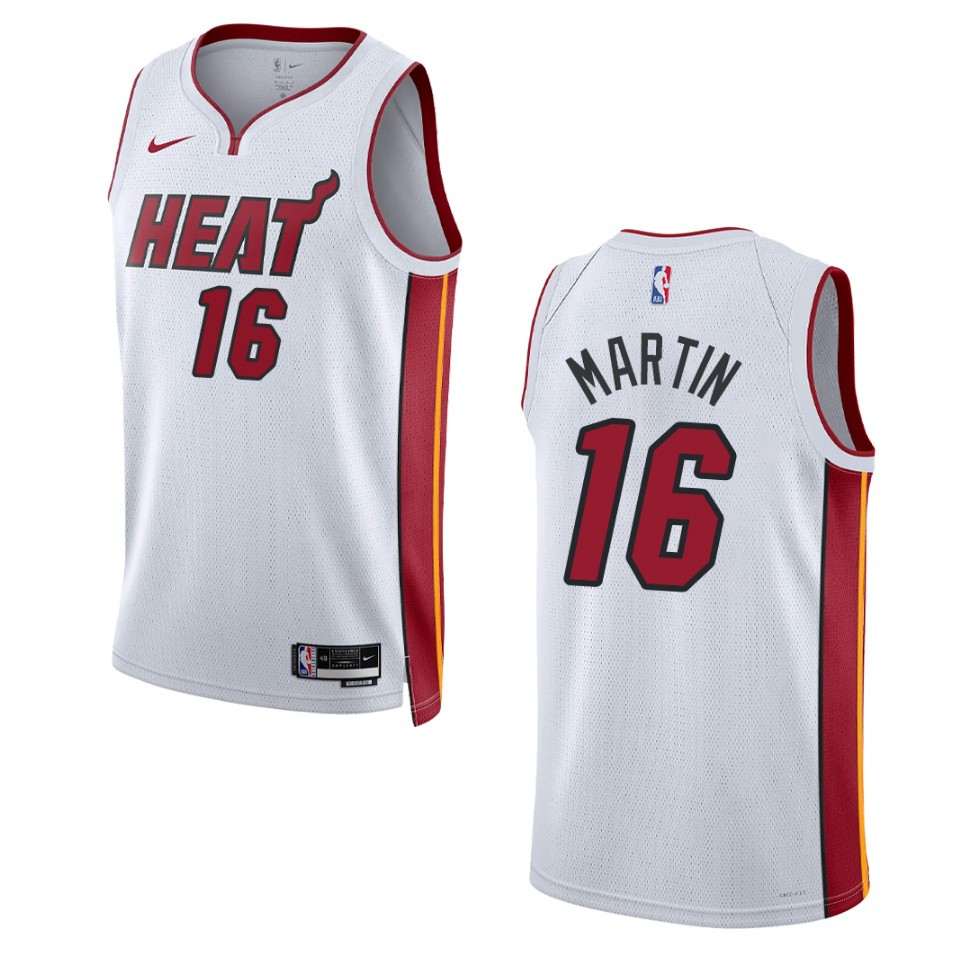 Miami Heat Caleb Martin 2022-23 Association Edition White Swingman Basketball Jersey