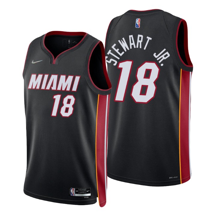 Miami Heat D. J. Stewart Jr. 75th Anniversary Diamond Basketball Jersey Icon