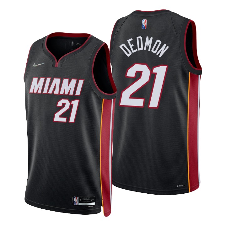 Miami Heat Dewayne Dedmon 75th Anniversary Diamond Basketball Jersey Icon