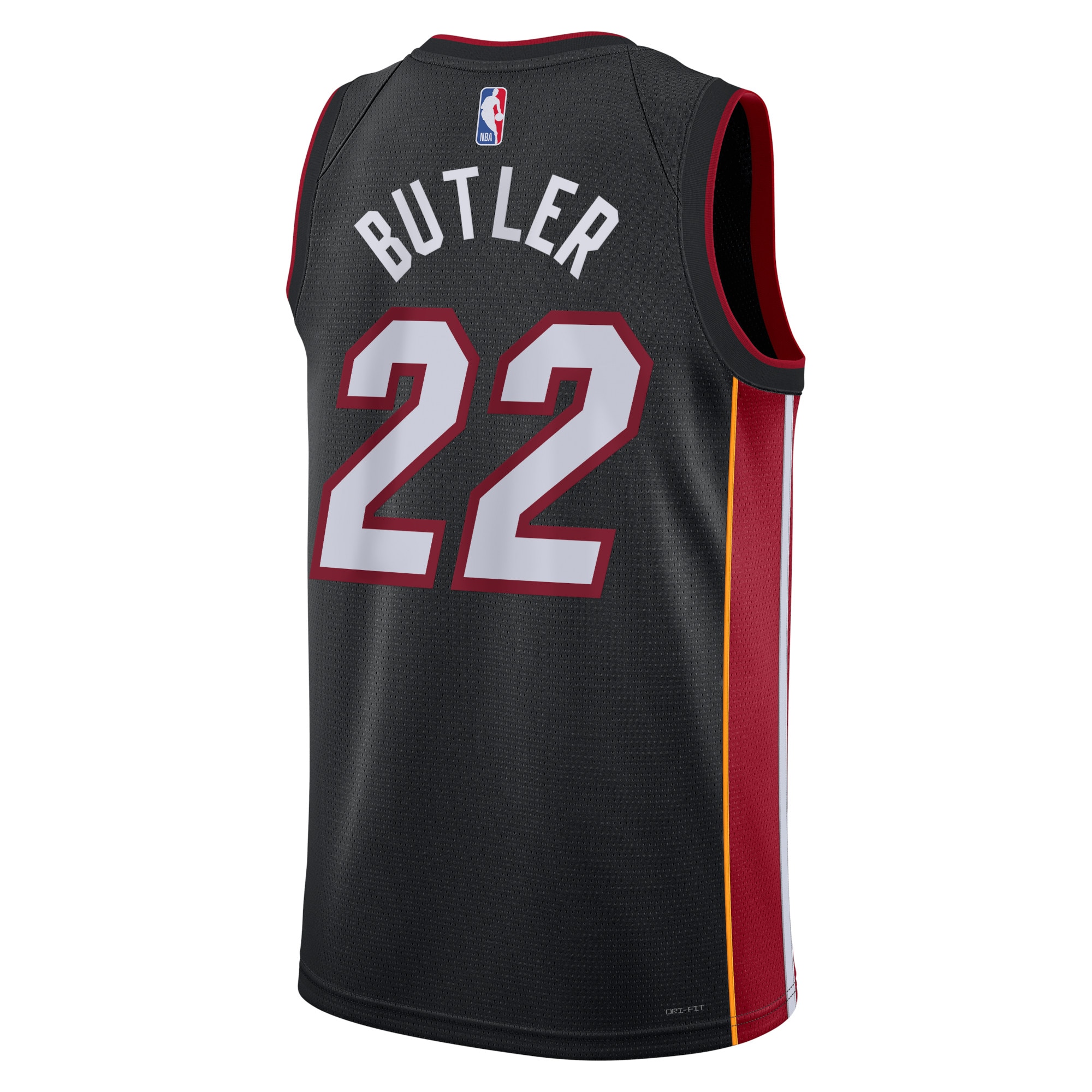 Alternative view of Miami Heat Icon Edition Swingman Basketball Jersey - Black - Jimmy Butler - Unisex - JS425 