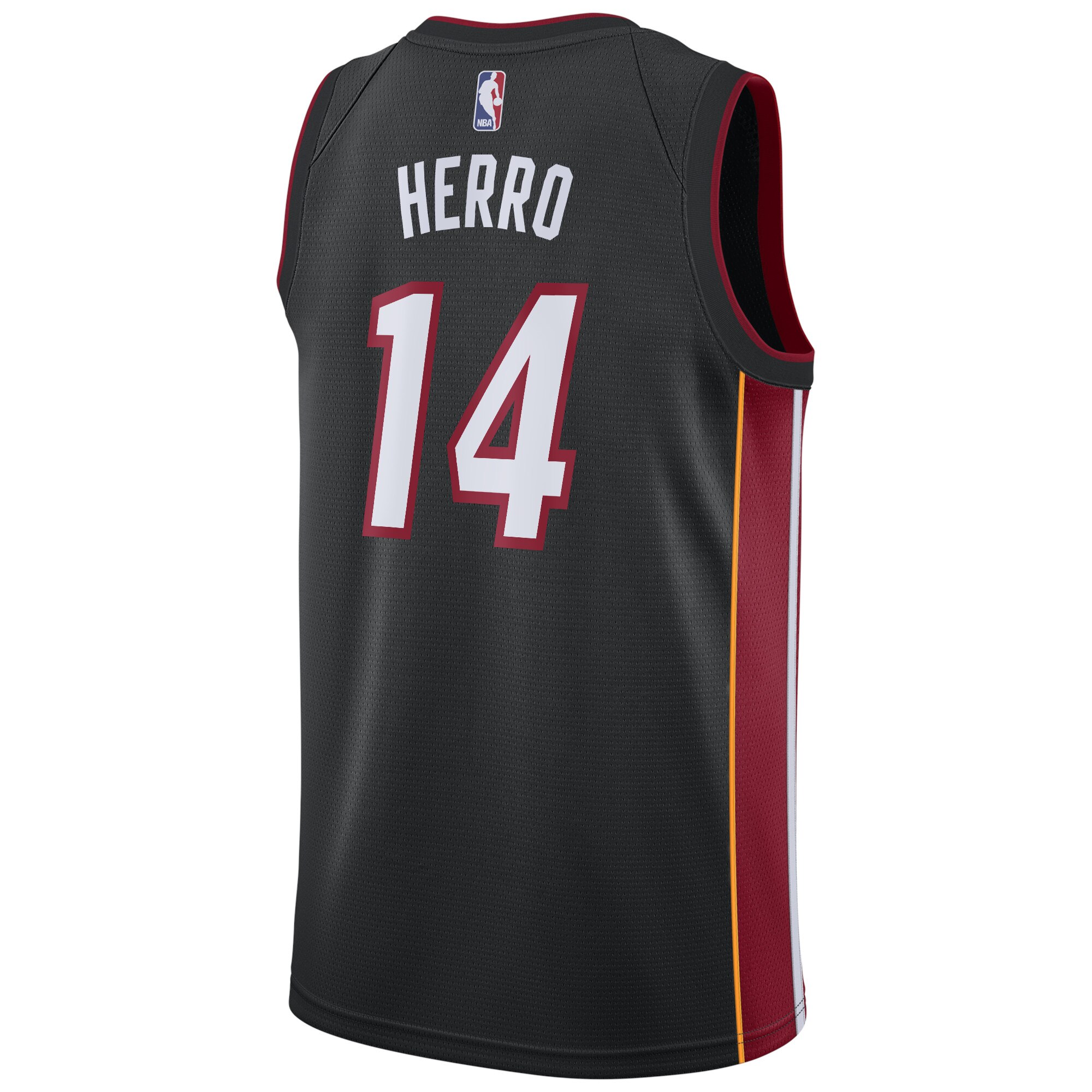 Alternative view of Miami Heat Icon Swingman Basketball Jersey - Tyler Herro - Youth - JS257 