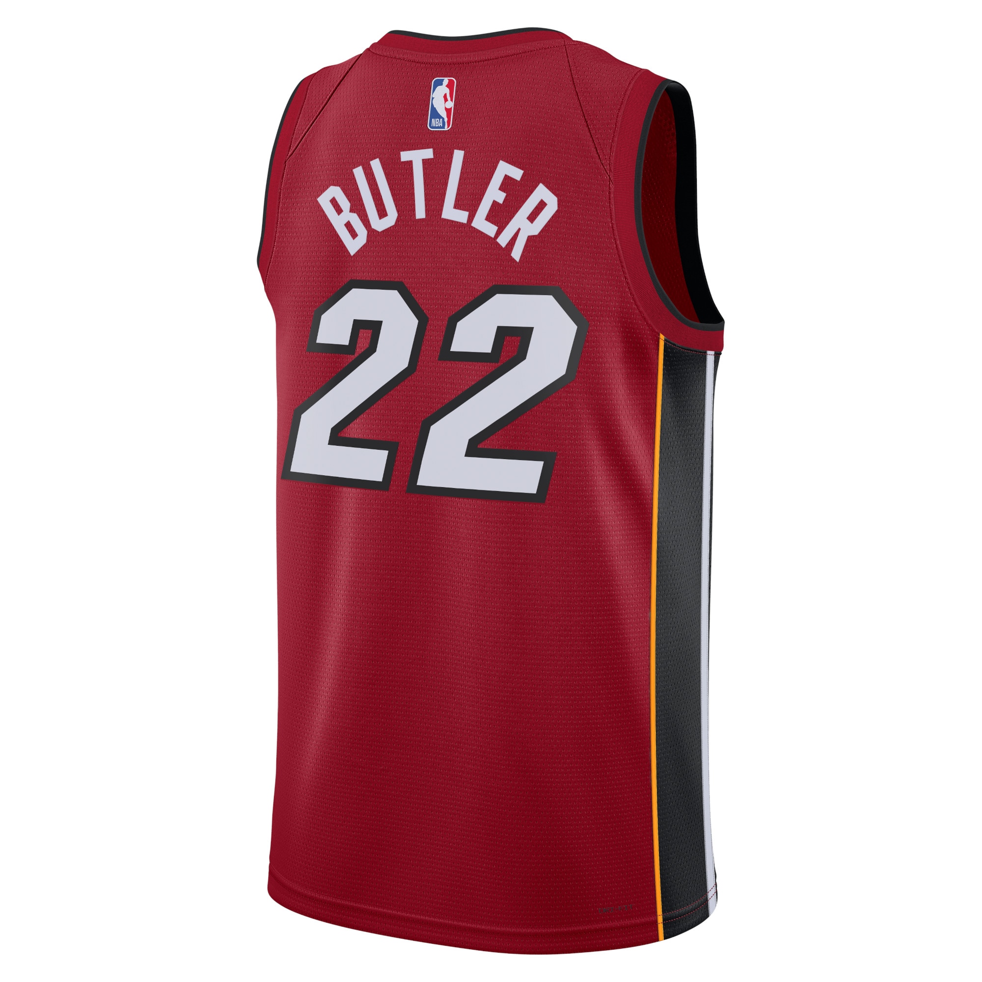 Alternative view of Miami Heat Jordan Statement Edition Swingman Basketball Jersey - Red - Jimmy Butler - Unisex - JS182 