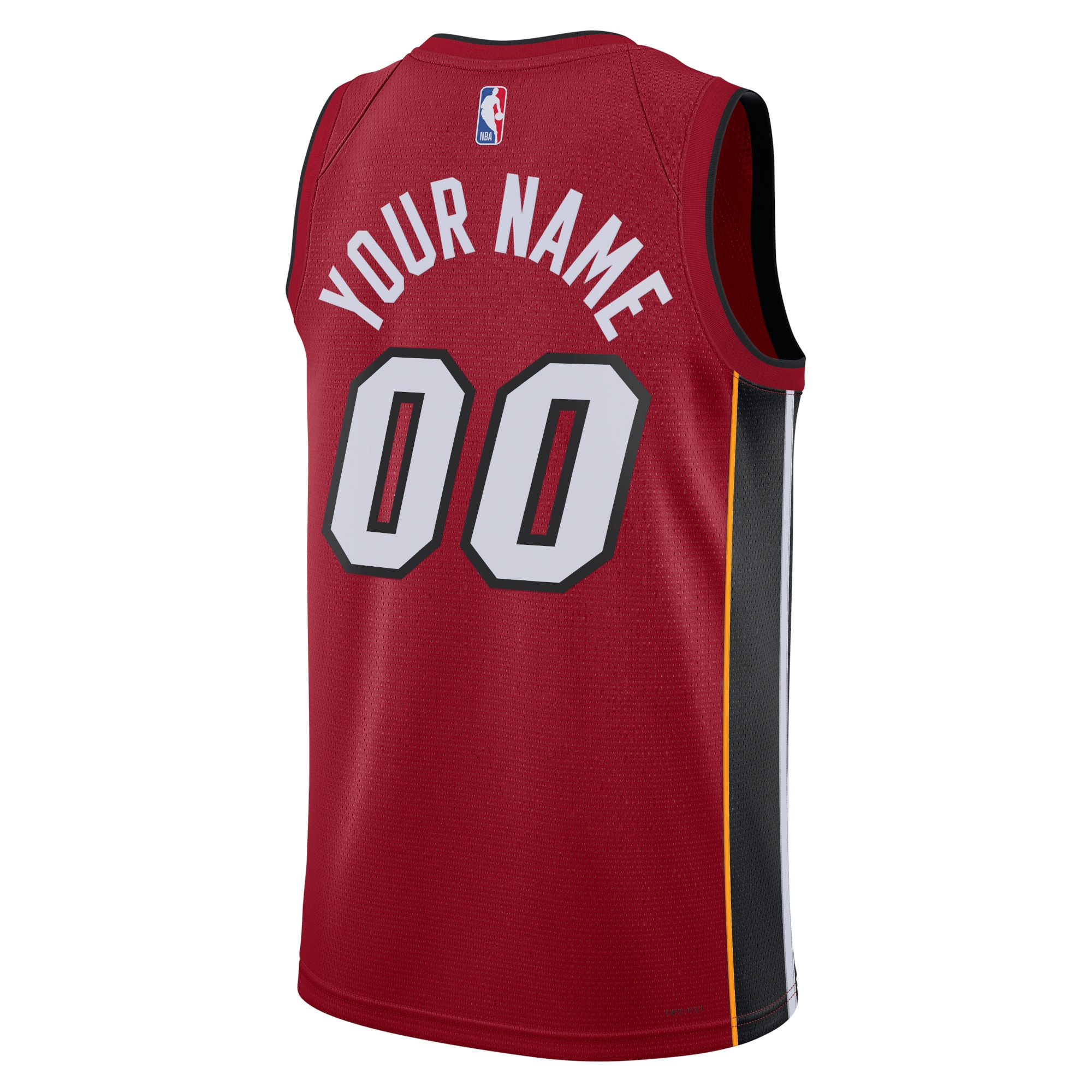 Alternative view of Miami Heat Jordan Statement Swingman Basketball Jersey - Custom - Unisex - JS821 