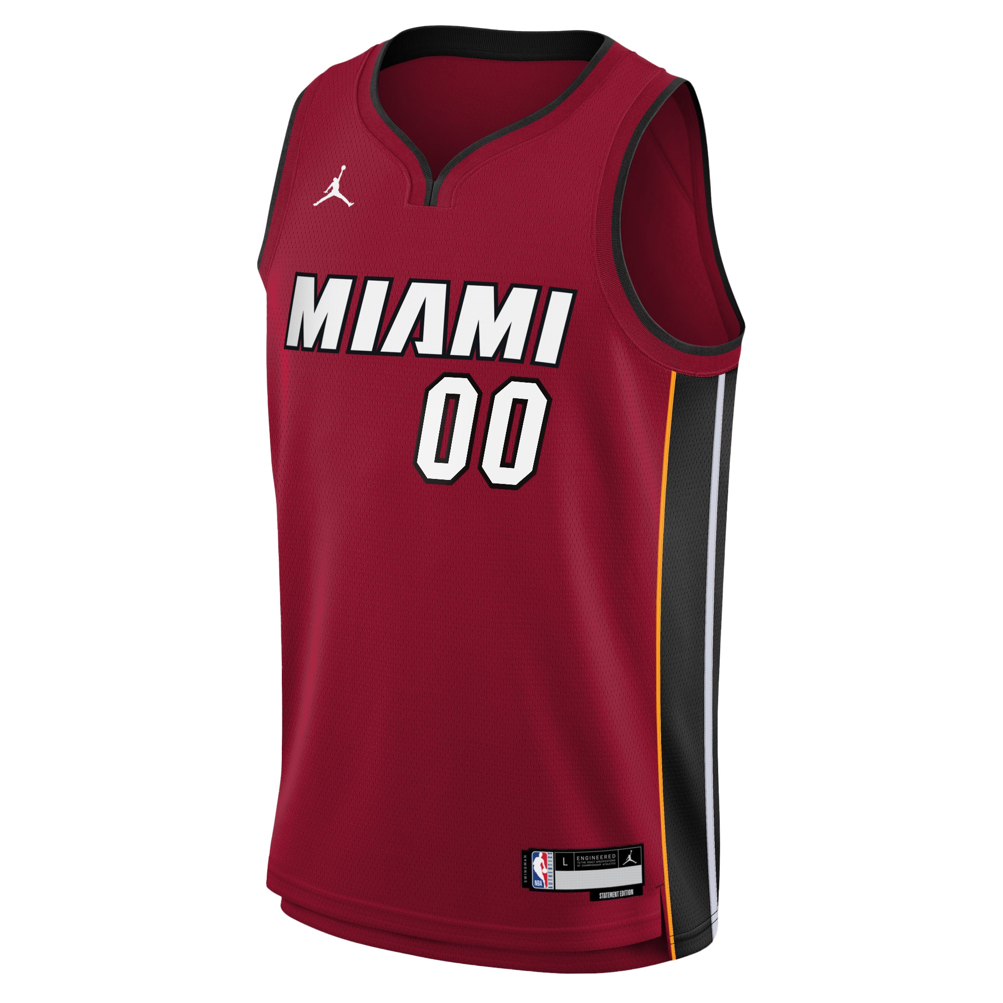 Miami Heat Jordan Statement Swingman Basketball Jersey 22 - Custom - Youth - JS192 