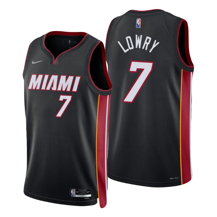 Miami Heat Kyle Lowry 75th Anniversary Diamond Basketball Jersey Icon