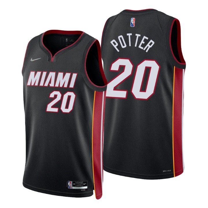 Miami Heat Micah Potter 75th Anniversary Diamond Jersey Icon