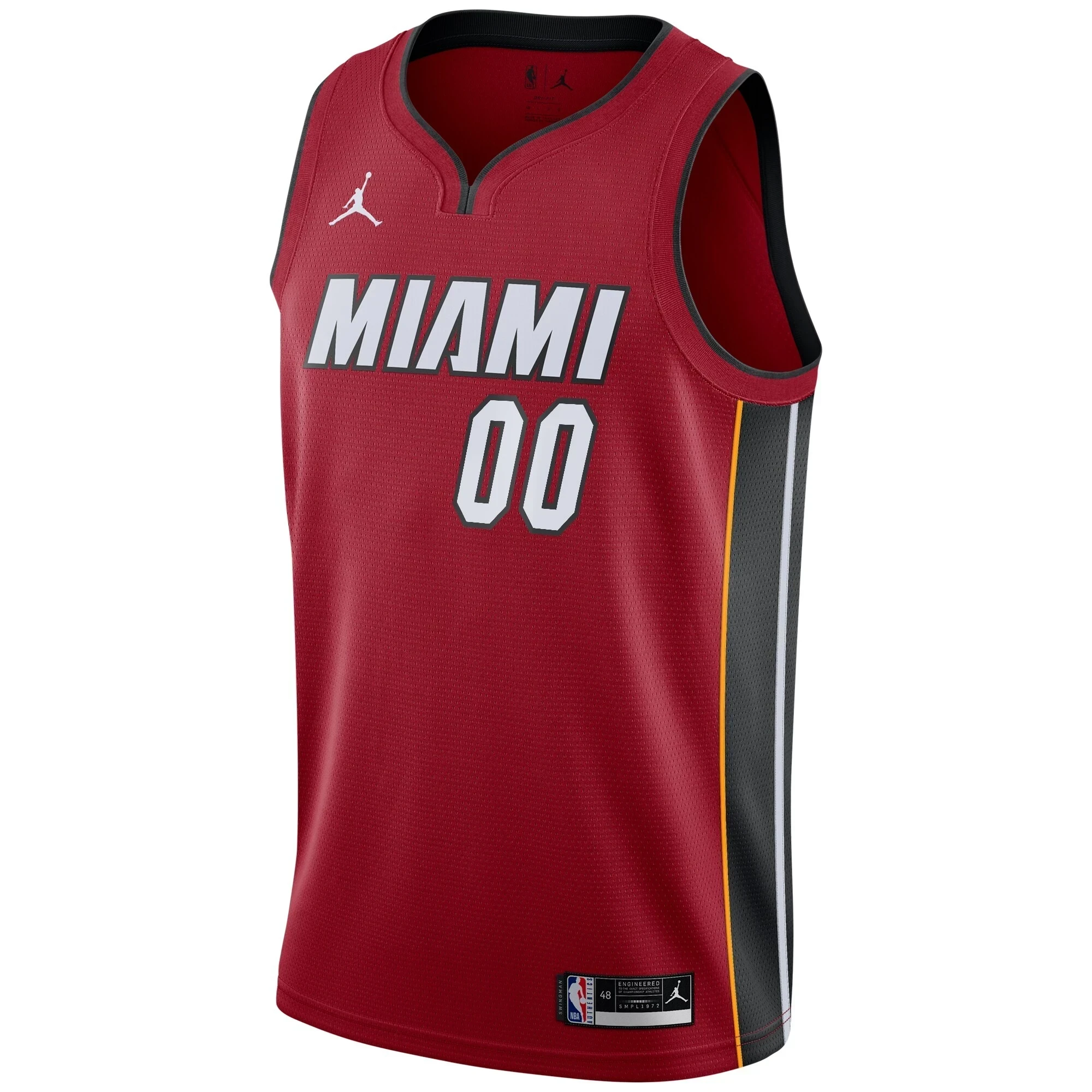 Alternative view of Miami Heat Swingman Custom Jersey - Statement Edition - Red - JS319 