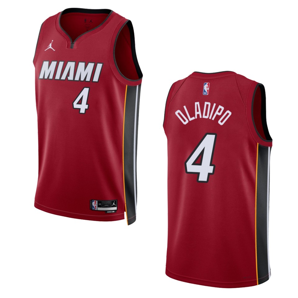 Miami Heat Victor Oladipo 2022-23 Statement Edition Red Swingman Jersey