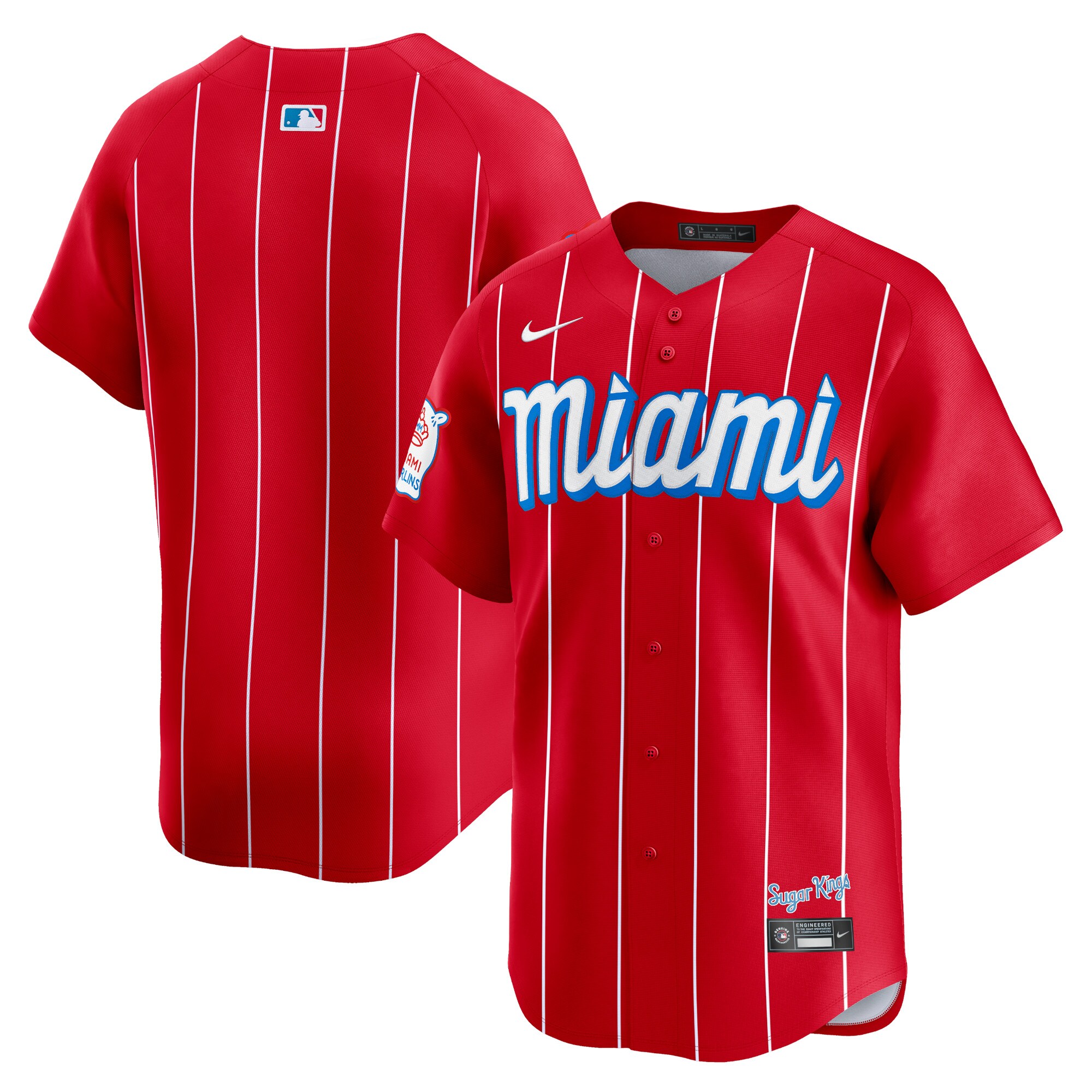 Miami Marlins City Connect Limited Baseball Jersey - Red