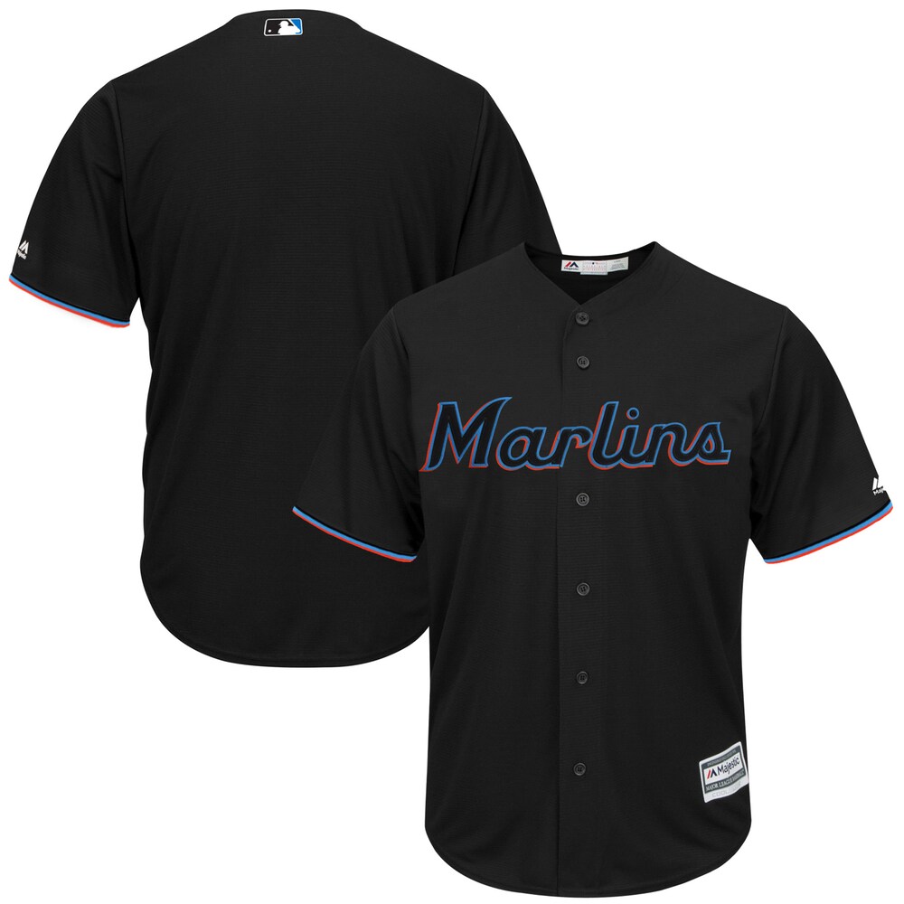 Miami Marlins Majestic Alternate 2019 Official Cool Base Team Jersey - Black