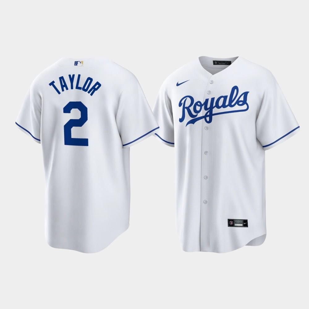 Michael A. Taylor 2 Kansas City Royals White Home Player Baseball Jersey Baseball Jersey 