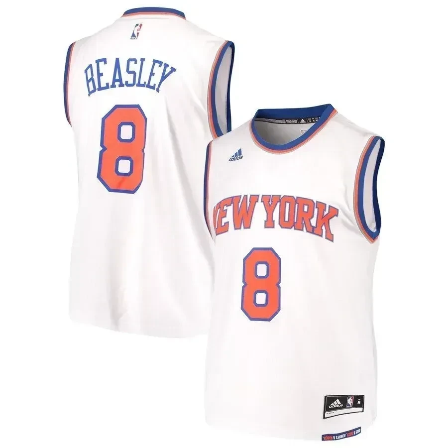 Michael Beasley New York Knicks Home Basketball Jersey - White - JS297 