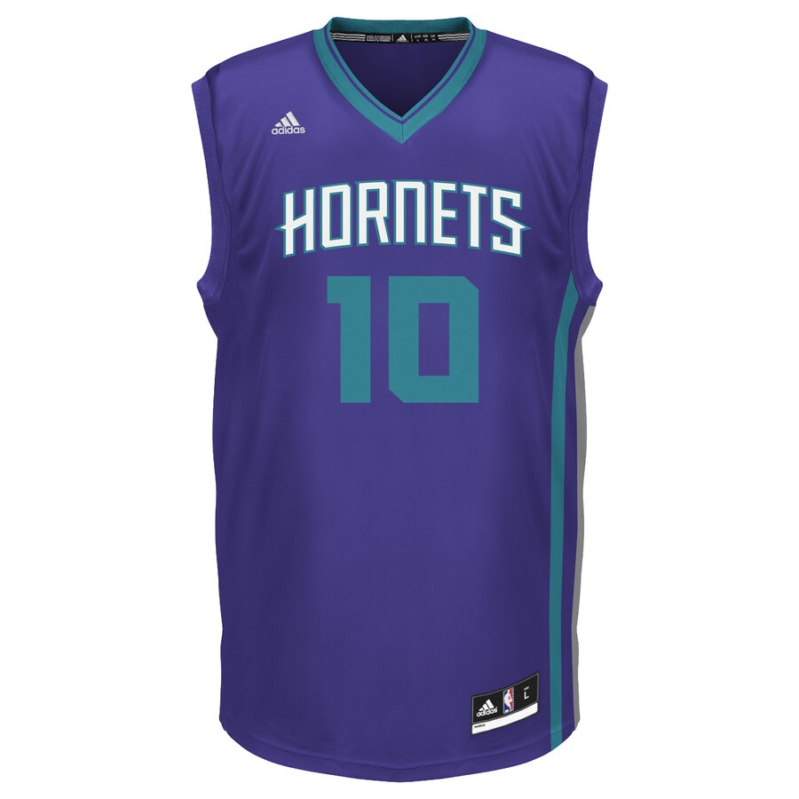 Alternative view of Michael Carter-williams Charlotte Hornets Adidas Nba Replica Basketball Jersey - Purple