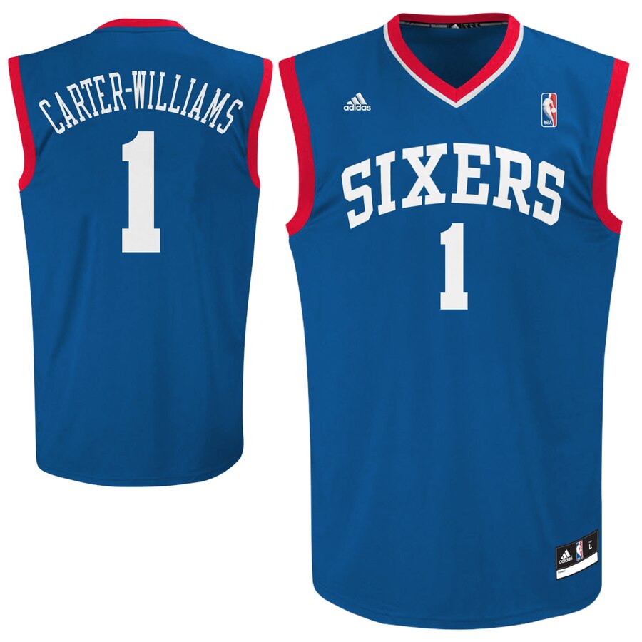 Michael Carter-williams Philadelphia 76ers Adidas Youth Replica Alternate Basketball Jersey - Royal Blue