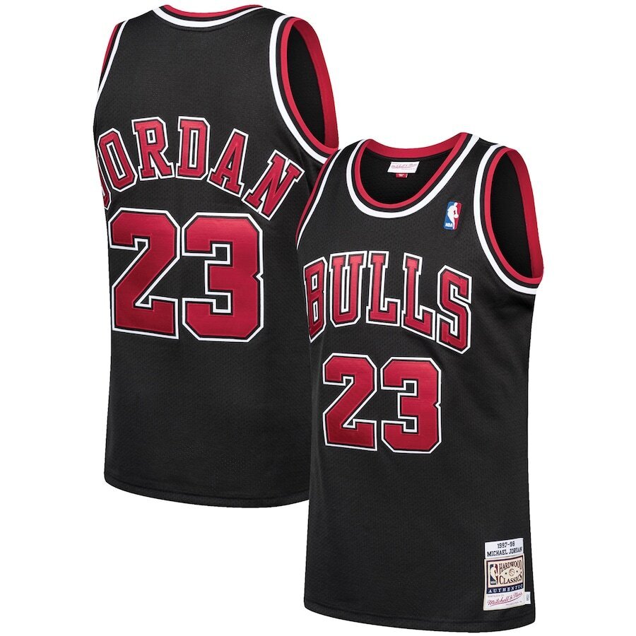 Michael Jordan Chicago Bulls Mitchell & Ness 1997-98 Hardwood Classics Player Basketball Jersey - Black