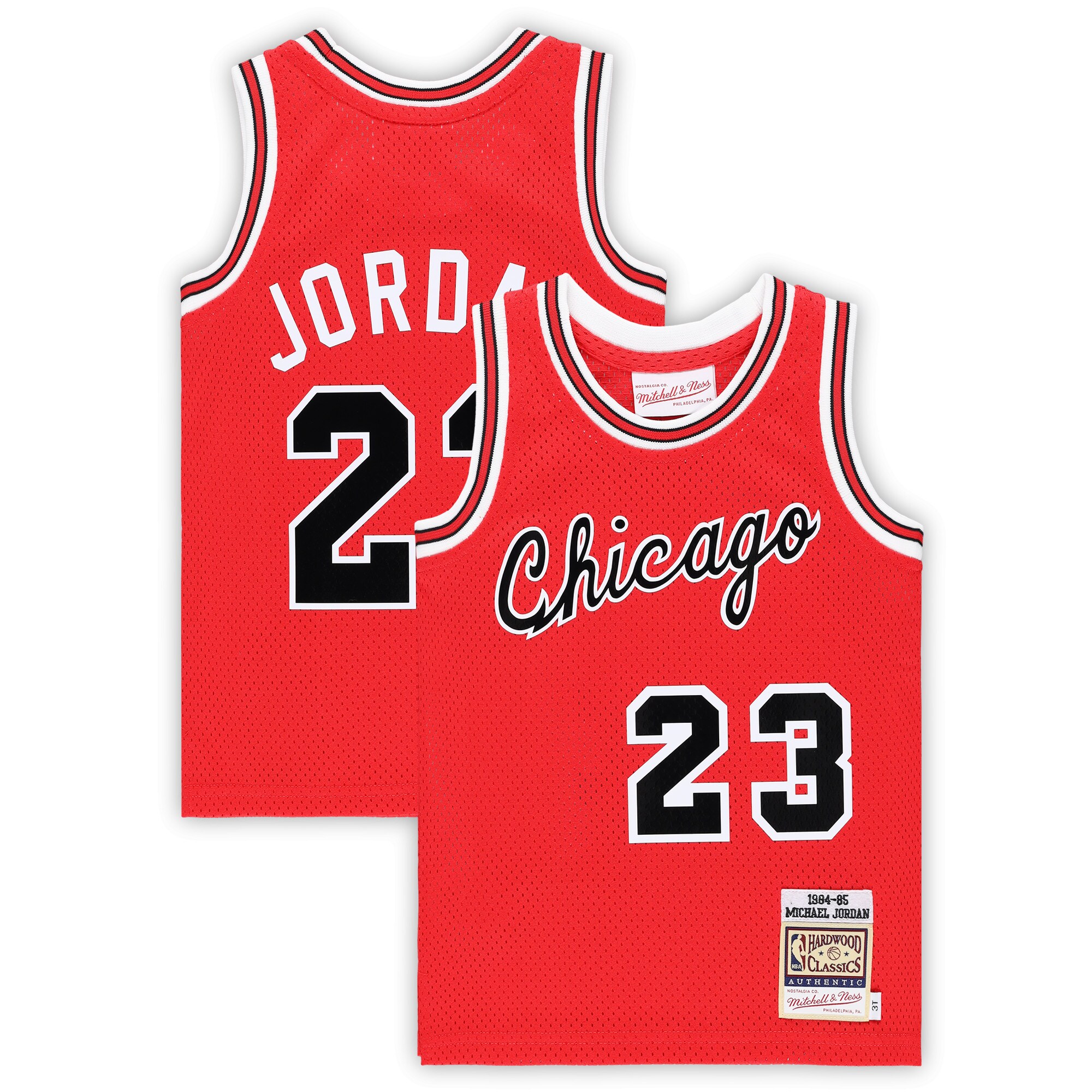 Michael Jordan Chicago Bulls Mitchell & Ness Infant 1984/85 Hardwood Classics Authentic Basketball Jersey - Red